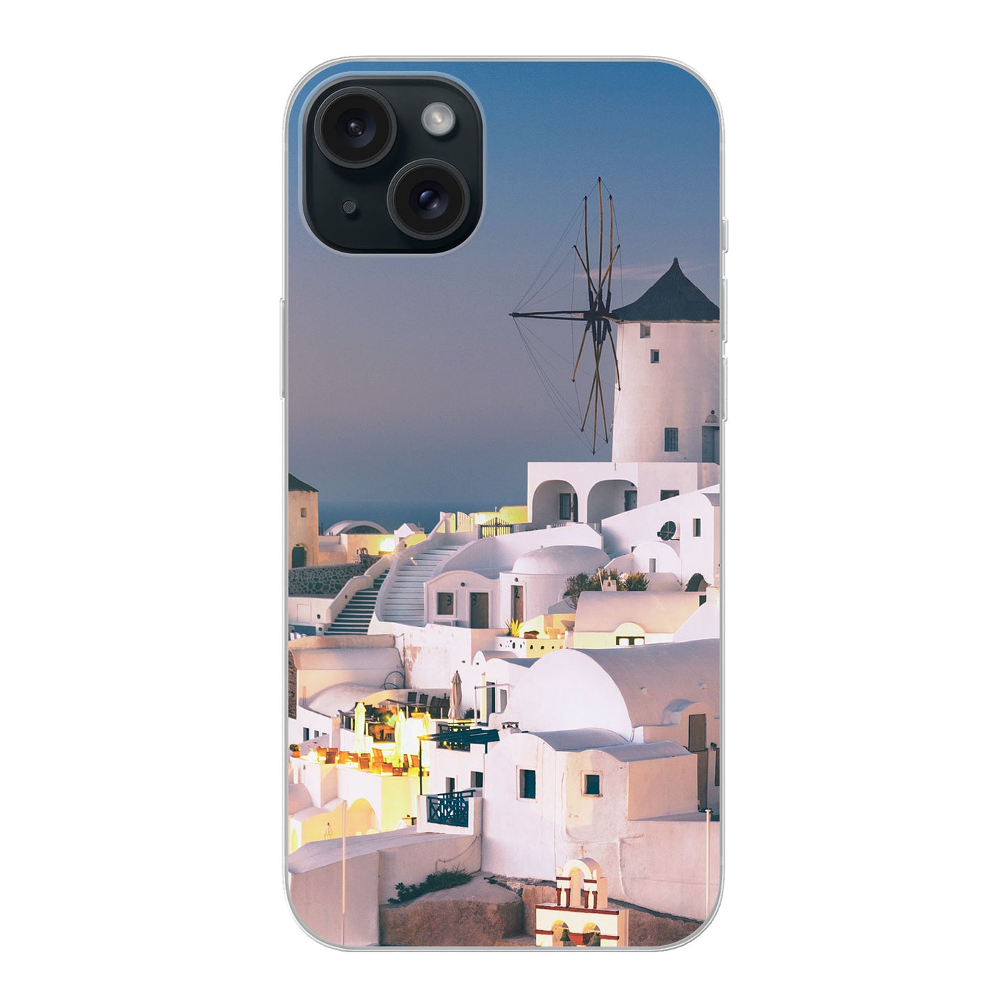 Apple iPhone 15 Plus Cover Morbida Trasparente - Stampa sul Retro