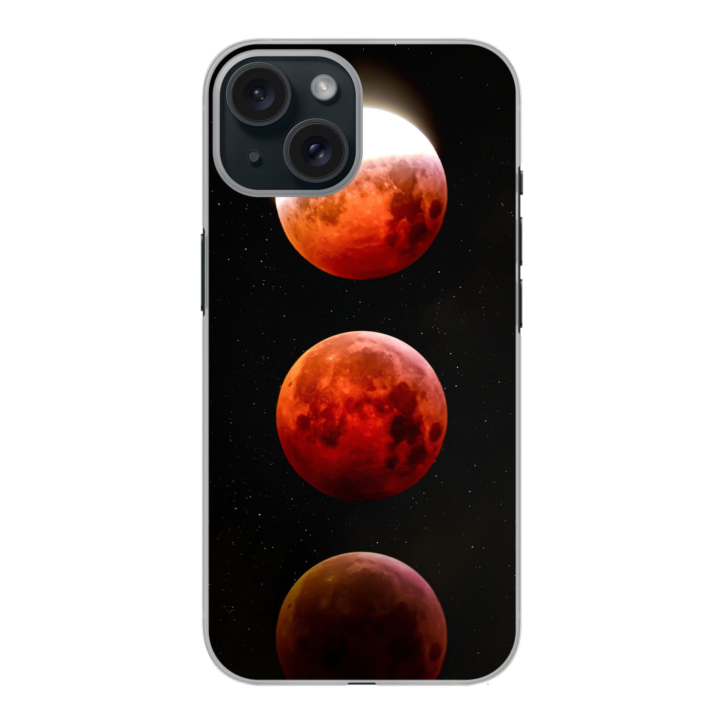 Apple iPhone 15 Cover Rigida Trasparente - Stampa sul Retro