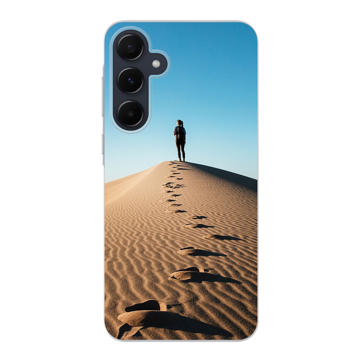 Samsung Galaxy A55 Soft case (back printed, transparent)
