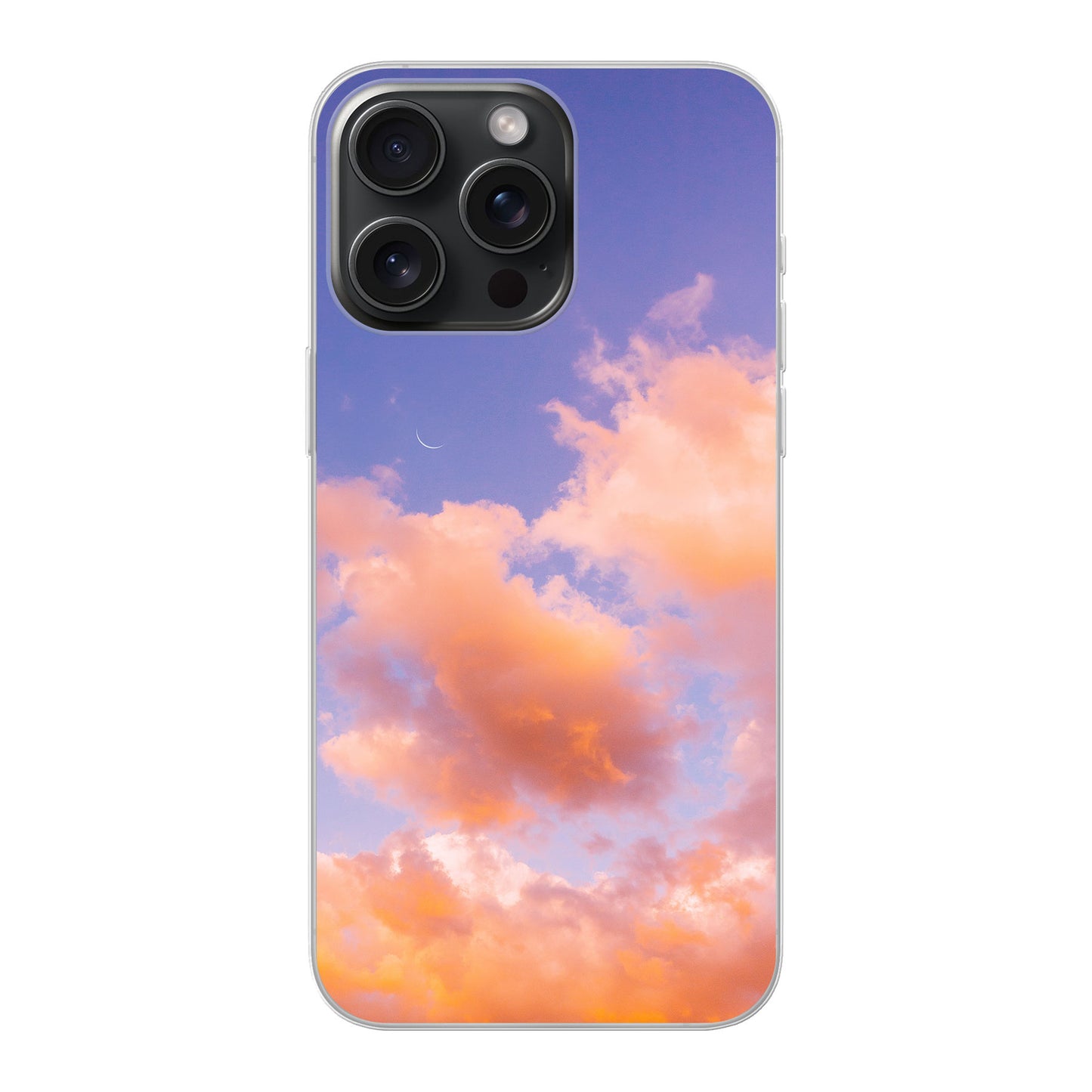 Apple iPhone 15 Pro Max Soft case (back printed, transparent)