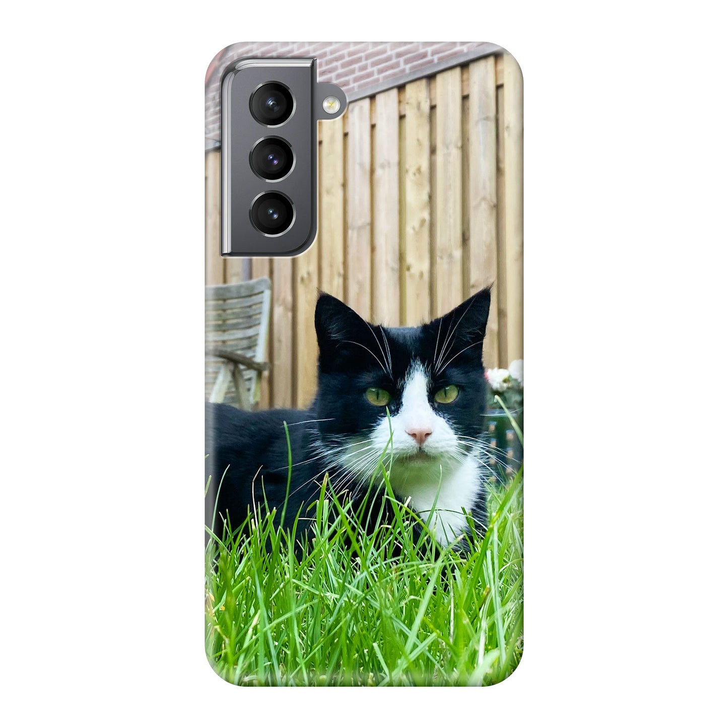 Samsung Galaxy S21 5G Cover Rigida Lucida - Stampa su tutta la Superficie, Retro e Lati