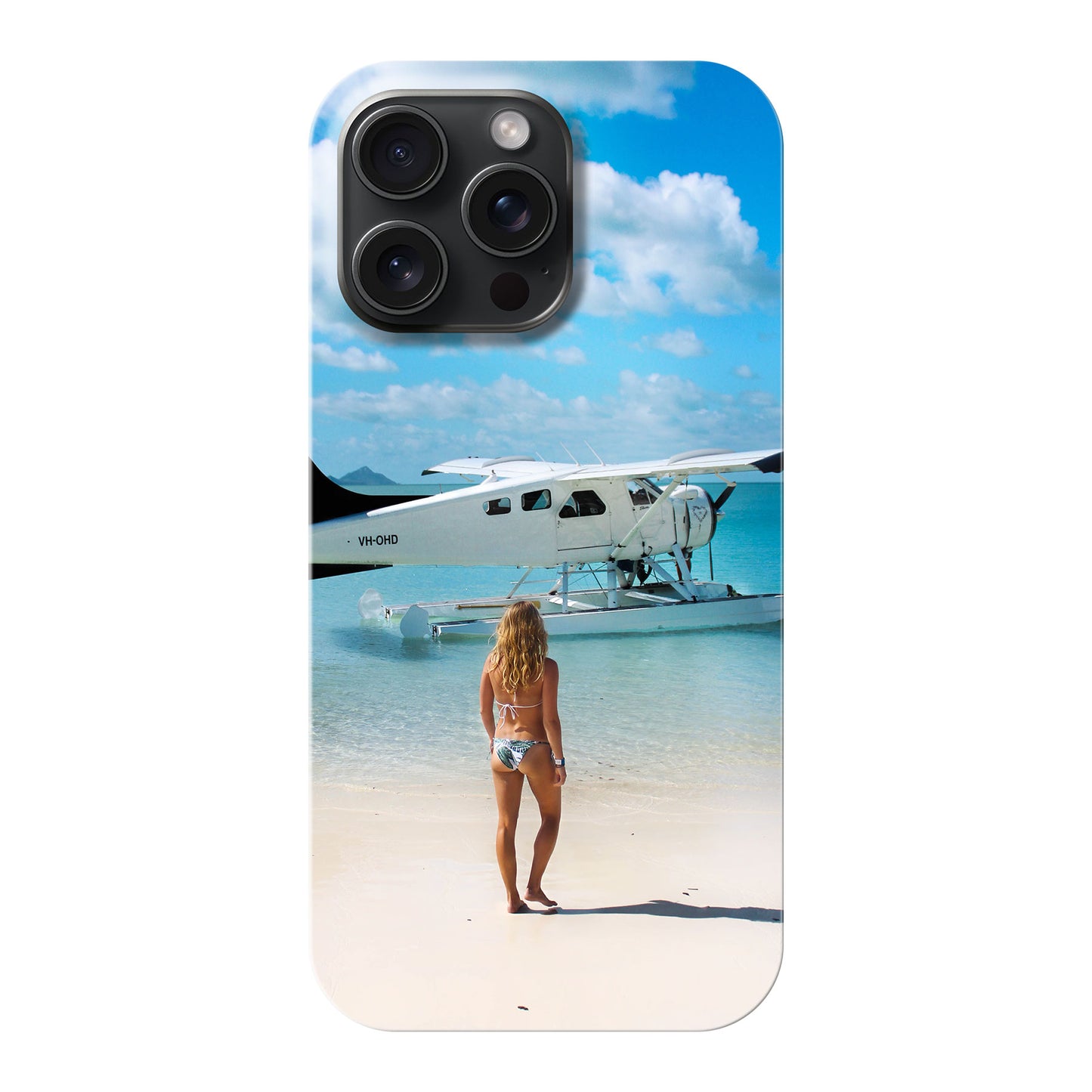 Apple iPhone 15 Pro Max Cover Rigida Lucida - Stampa su tutta la Superficie, Retro e Lati