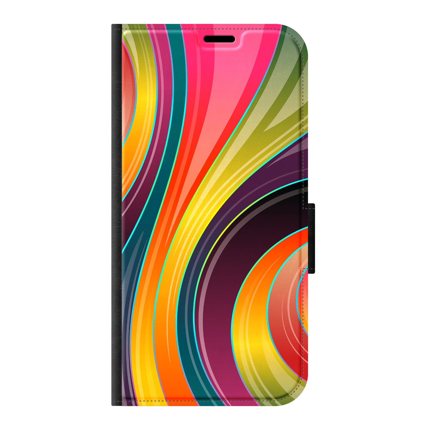 Apple iPhone 15 Pro Custodia a Libro - Stampa sul lato Frontale