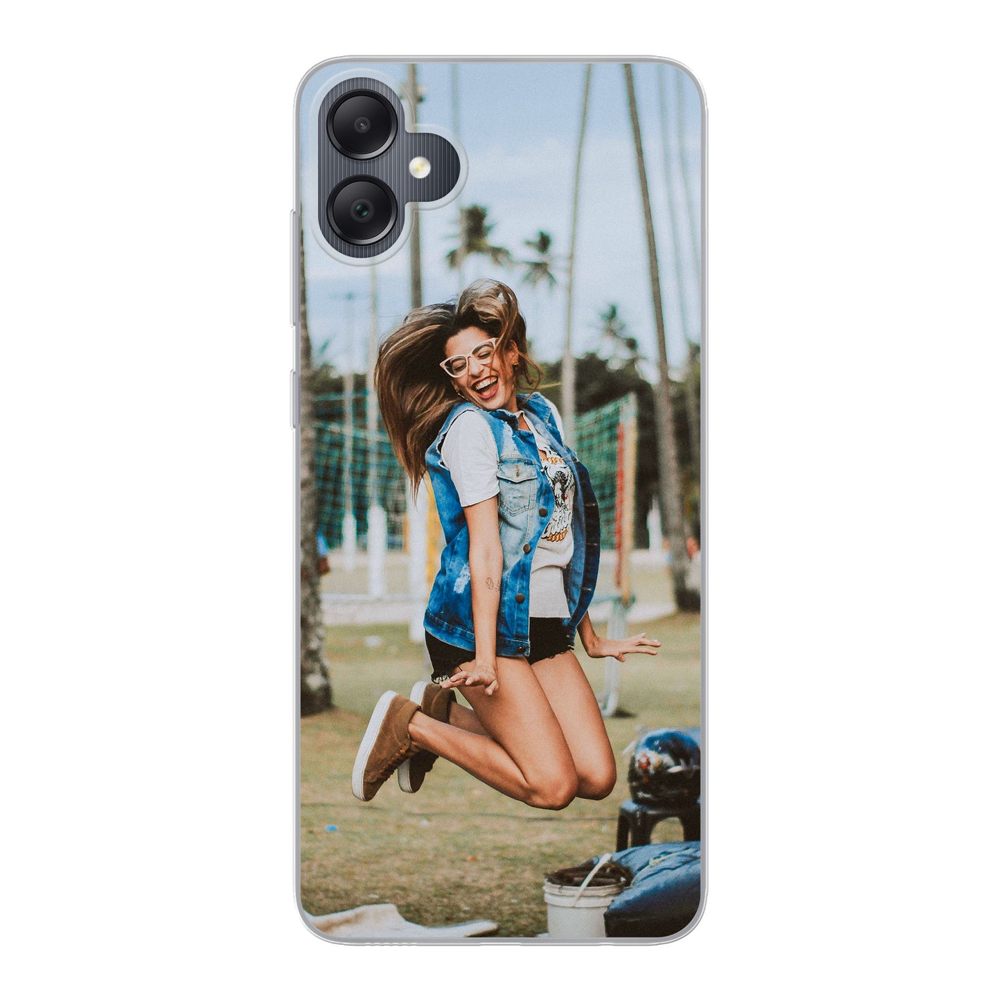 Samsung Galaxy A05 Soft case (back printed, transparent)
