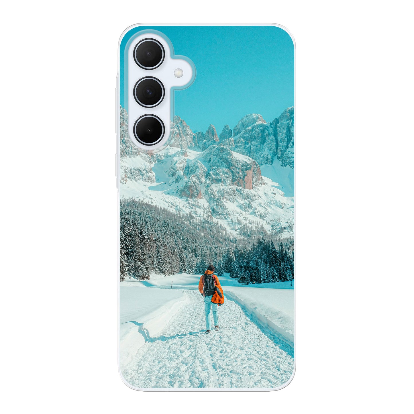 Samsung Galaxy A35 Soft case (back printed, transparent)