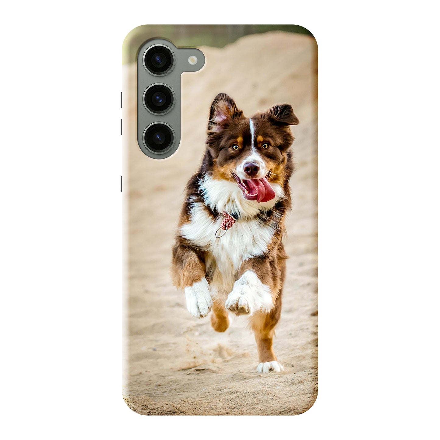 Samsung Galaxy S23 Plus Cover Rigida Lucida con inserto in Gomma - Stampa 100% su Retro e Lati