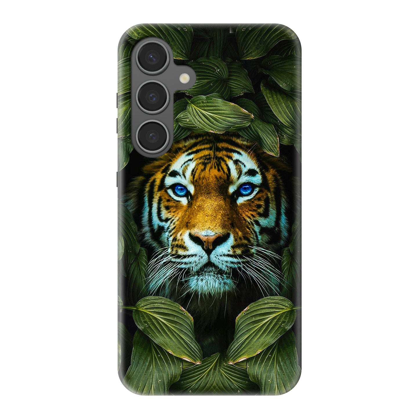 Samsung Galaxy S24 Plus Cover Rigida Lucida con inserto in Gomma - Stampa su tutta la Superficie, Retro e Lati