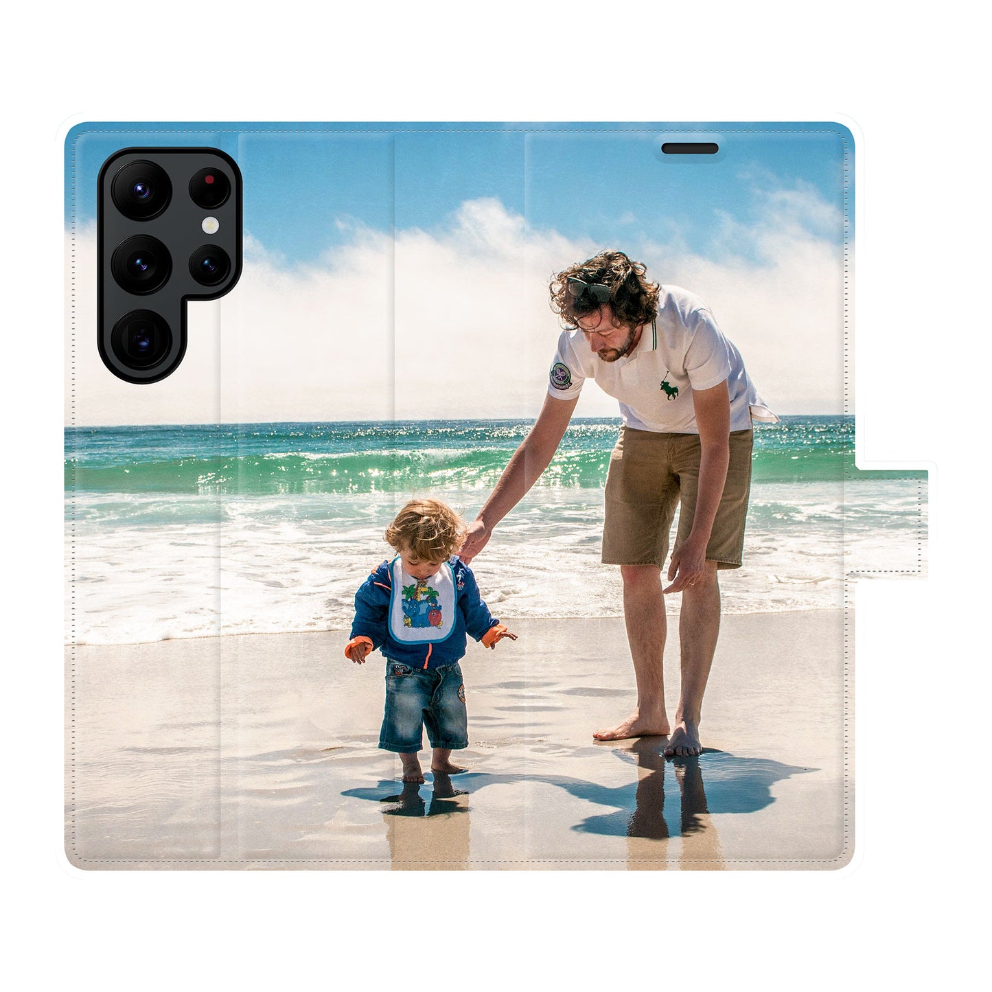 Samsung Galaxy S22 Ultra Custodia a Libro - Stampa su tutta la Superficie