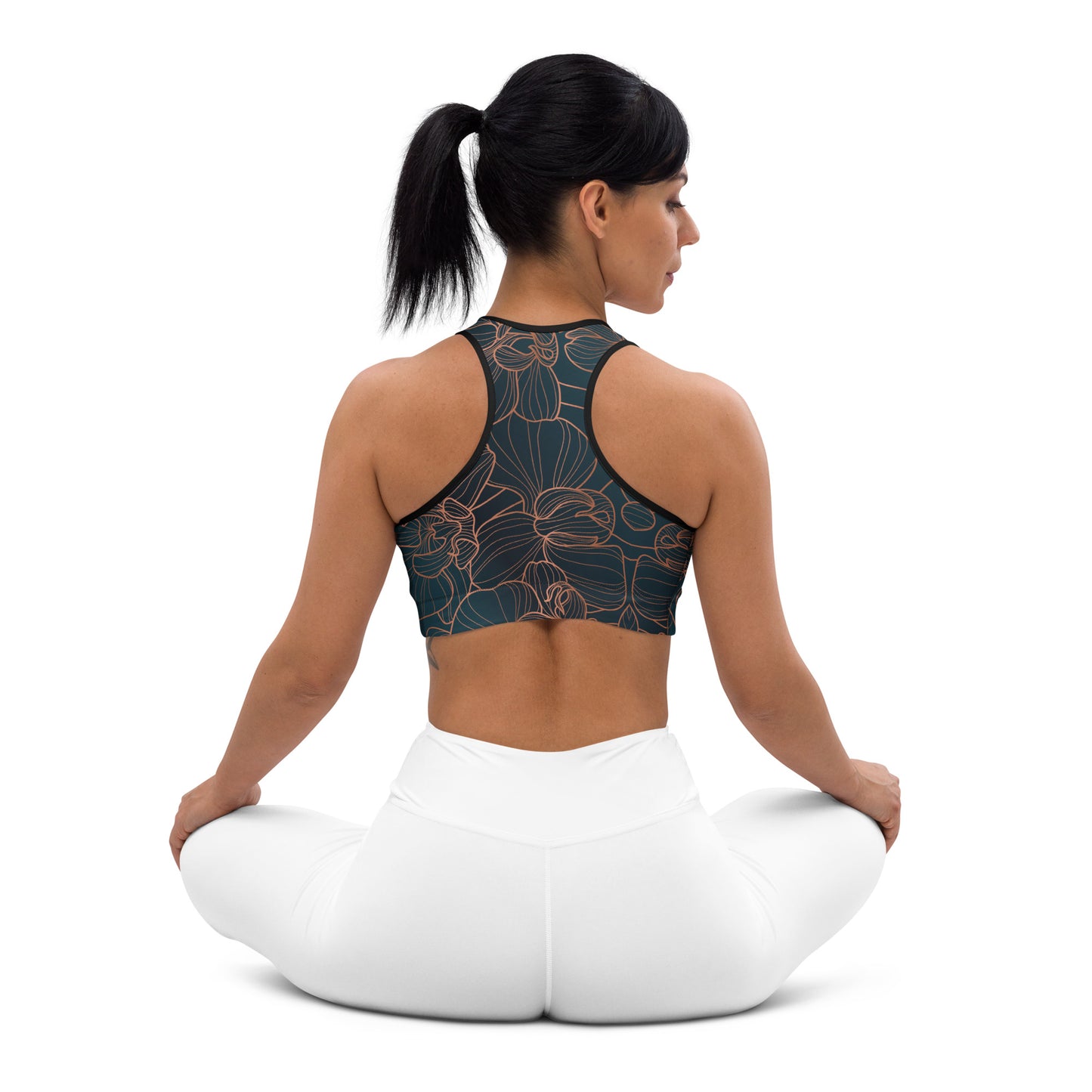 Orchidea - Reggiseno Sportivo Imbottito