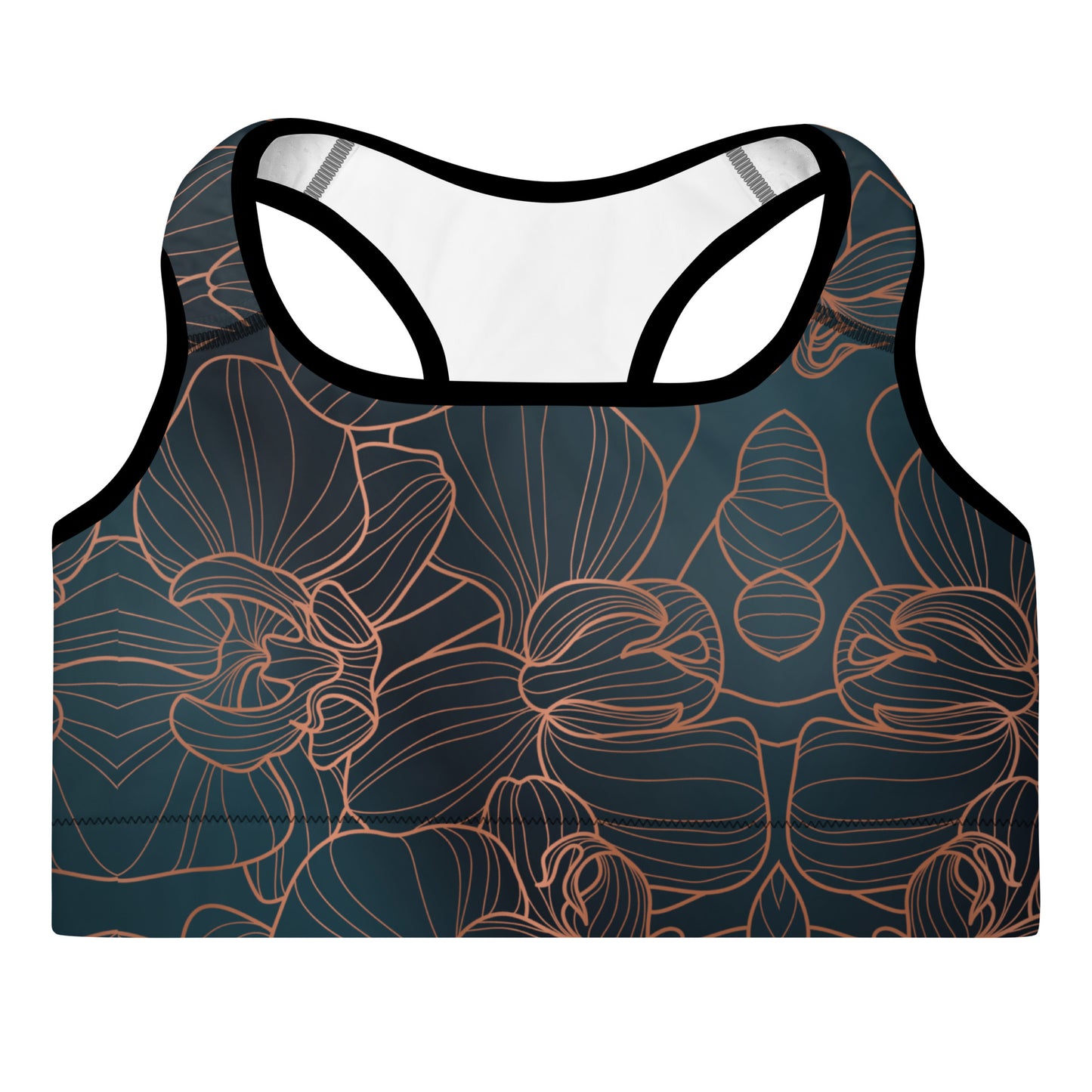 Orchidea - Reggiseno Sportivo Imbottito