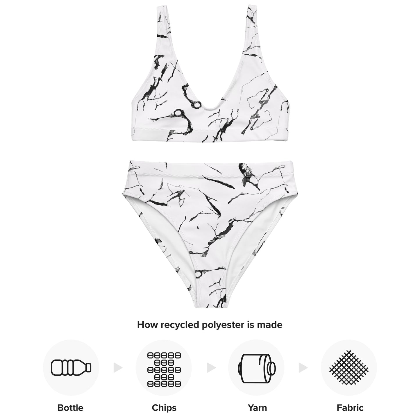 Marble - Bikini a vita alta