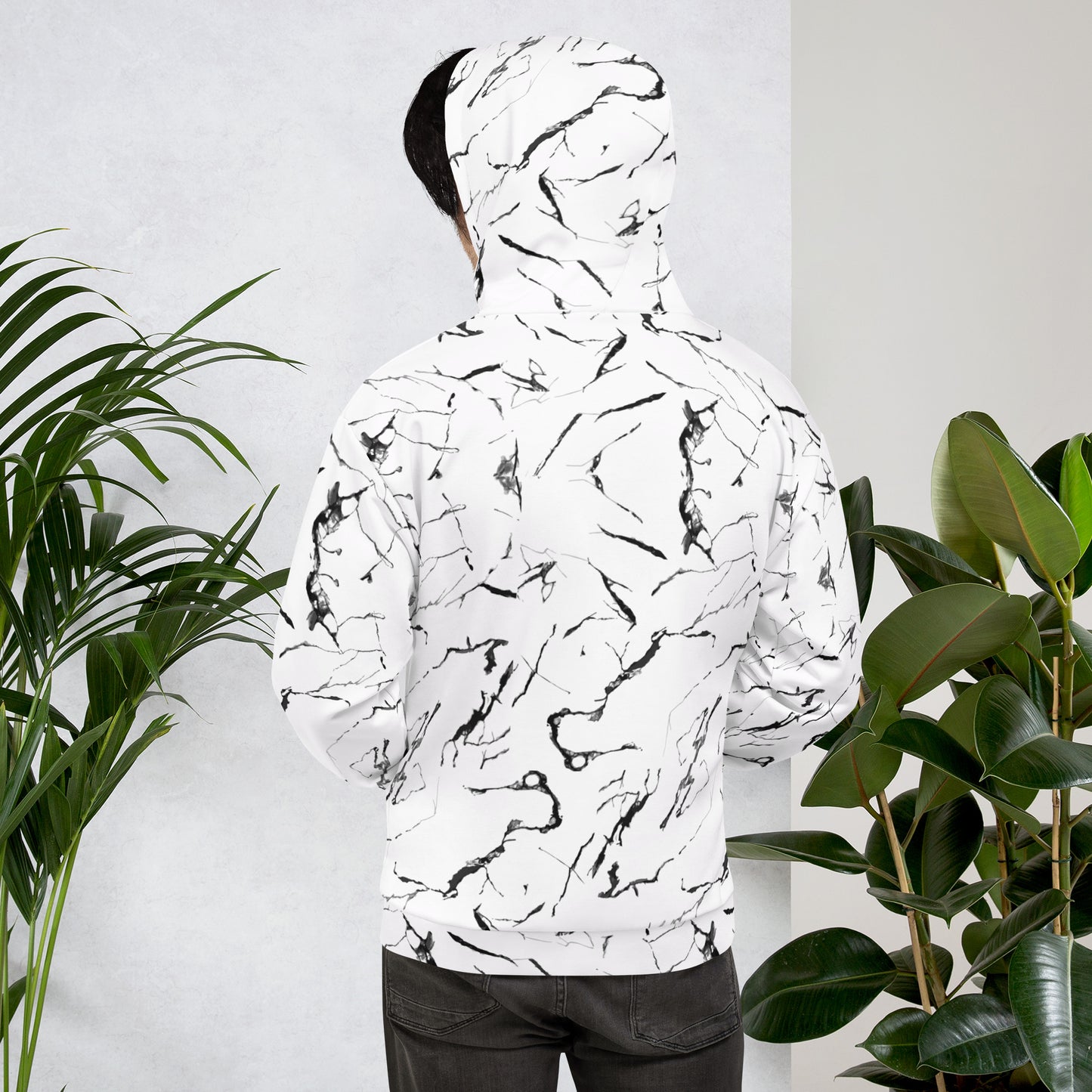 Marble - Felpa Unisex con Cappuccio