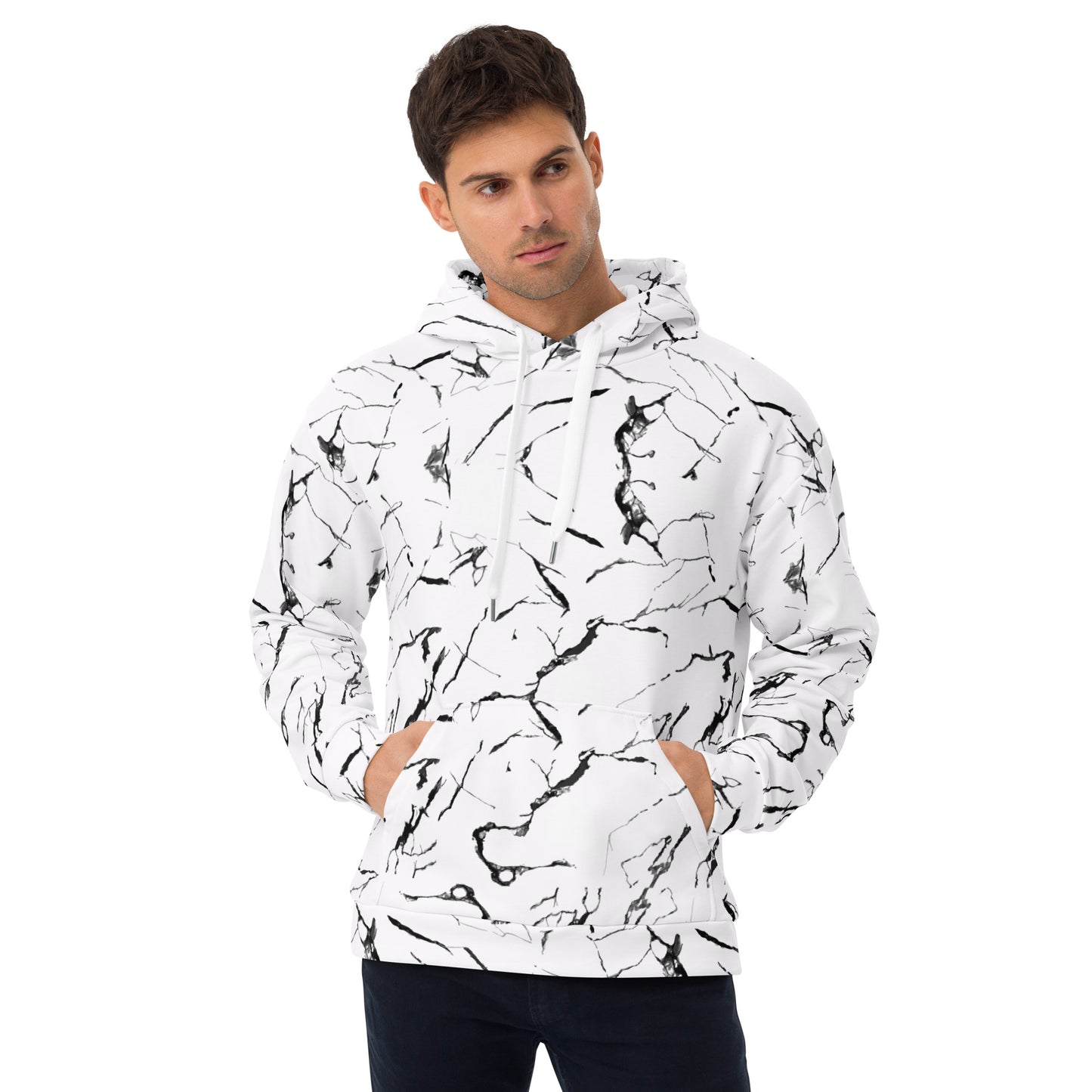 Marble - Felpa Unisex con Cappuccio