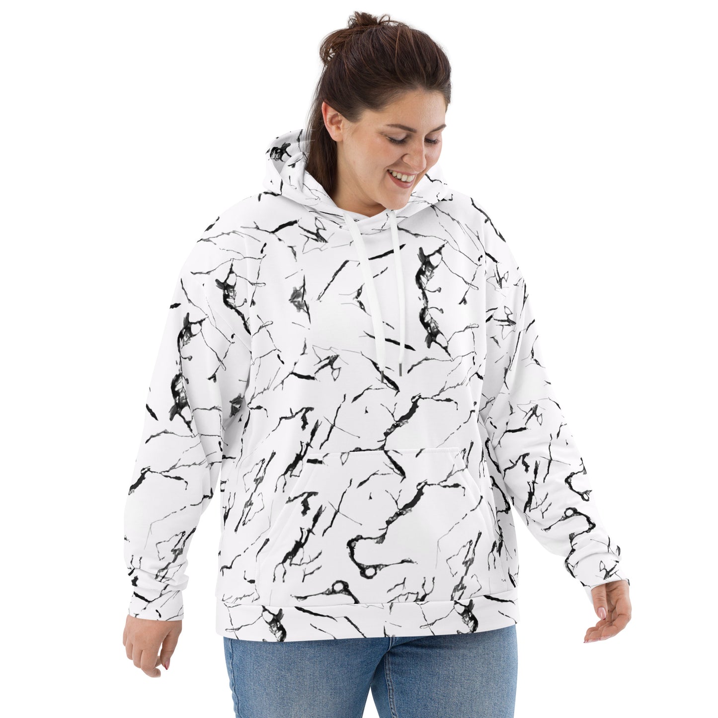Marble - Felpa Unisex con Cappuccio