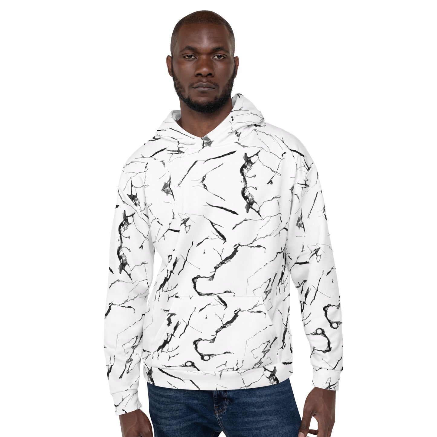 Marble - Felpa Unisex con Cappuccio