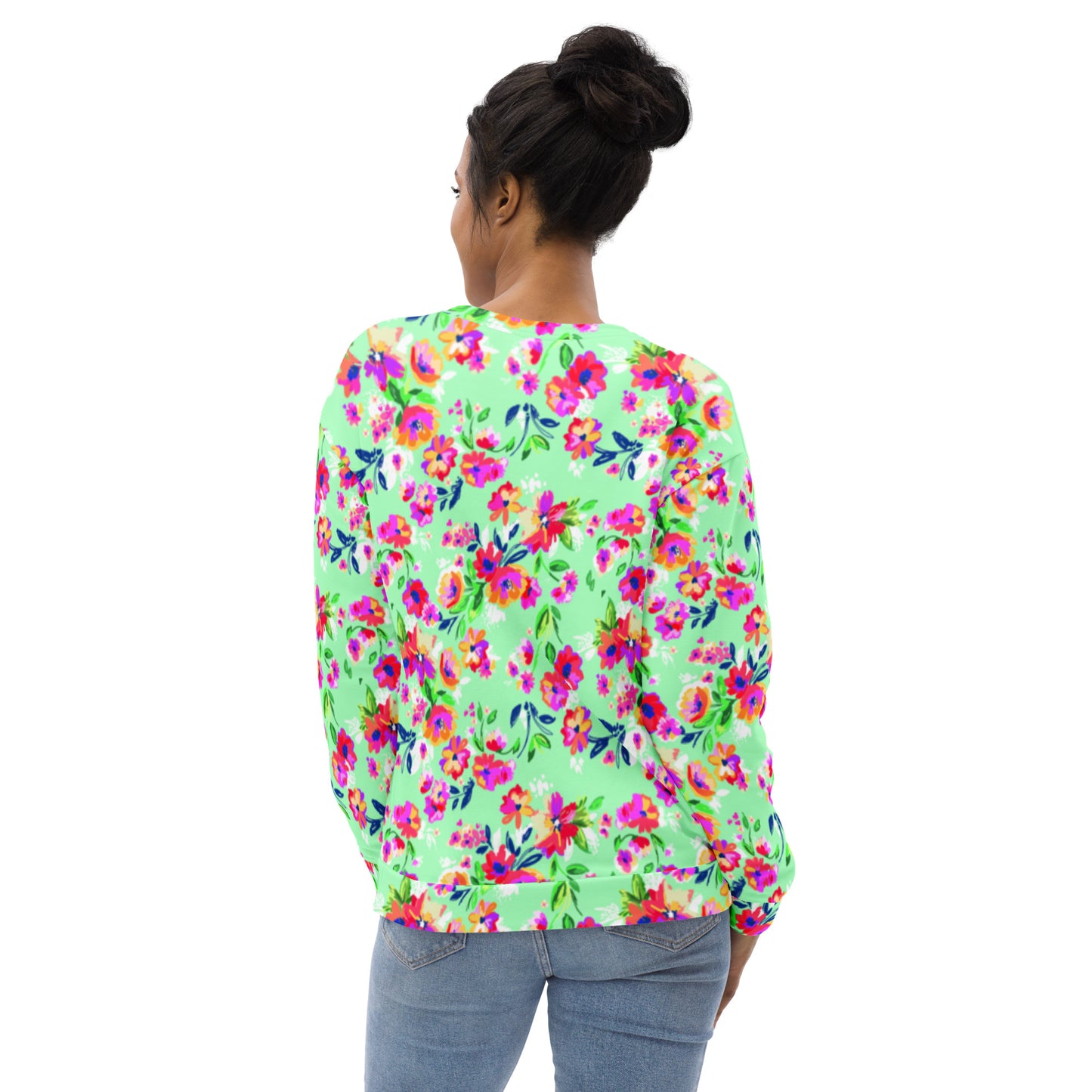 Fiorellini - Felpa Unisex Girocollo