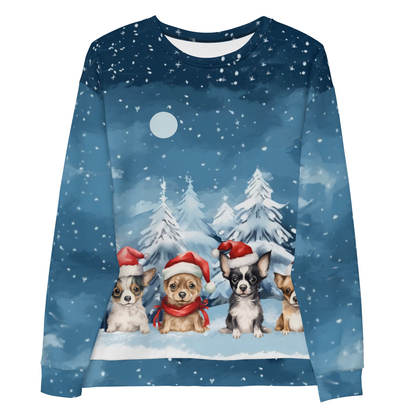 Christmas Dogs - Felpa Unisex Girocollo