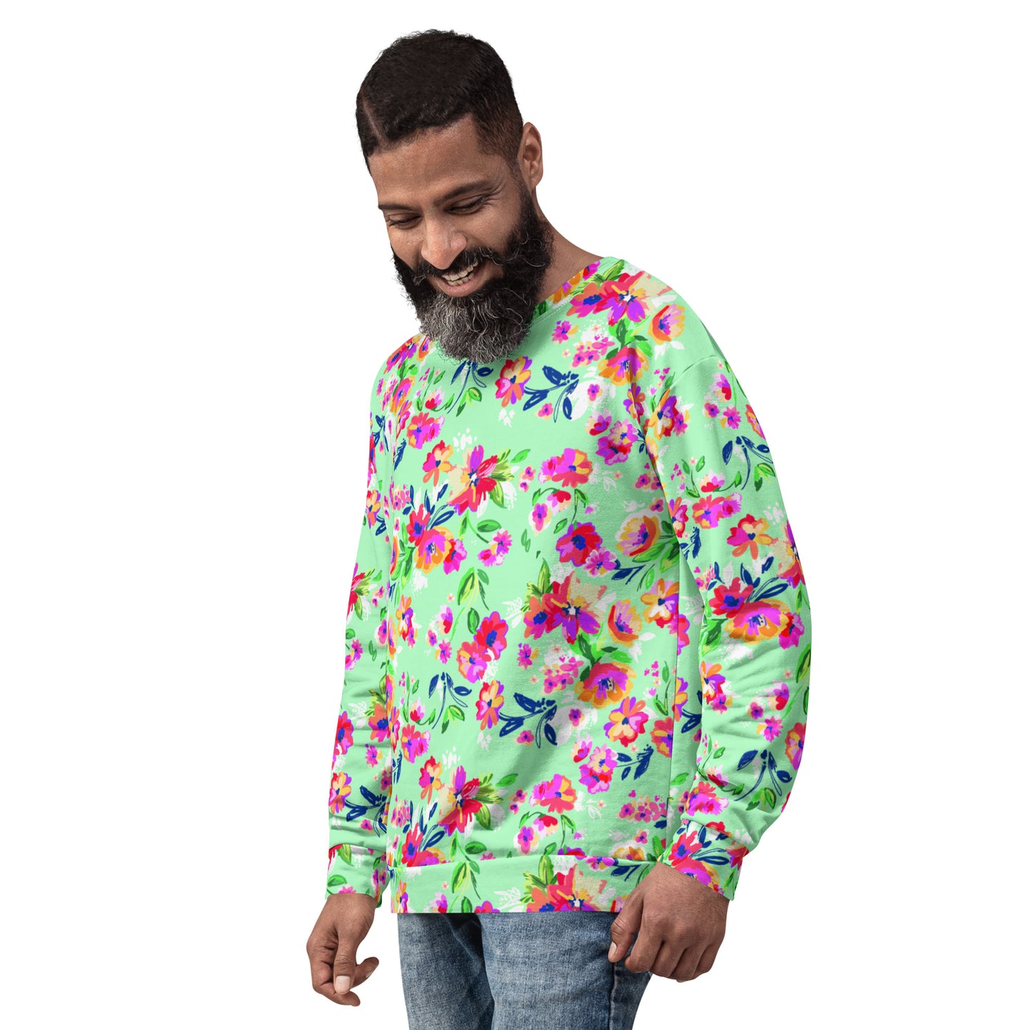 Fiorellini - Felpa Unisex Girocollo