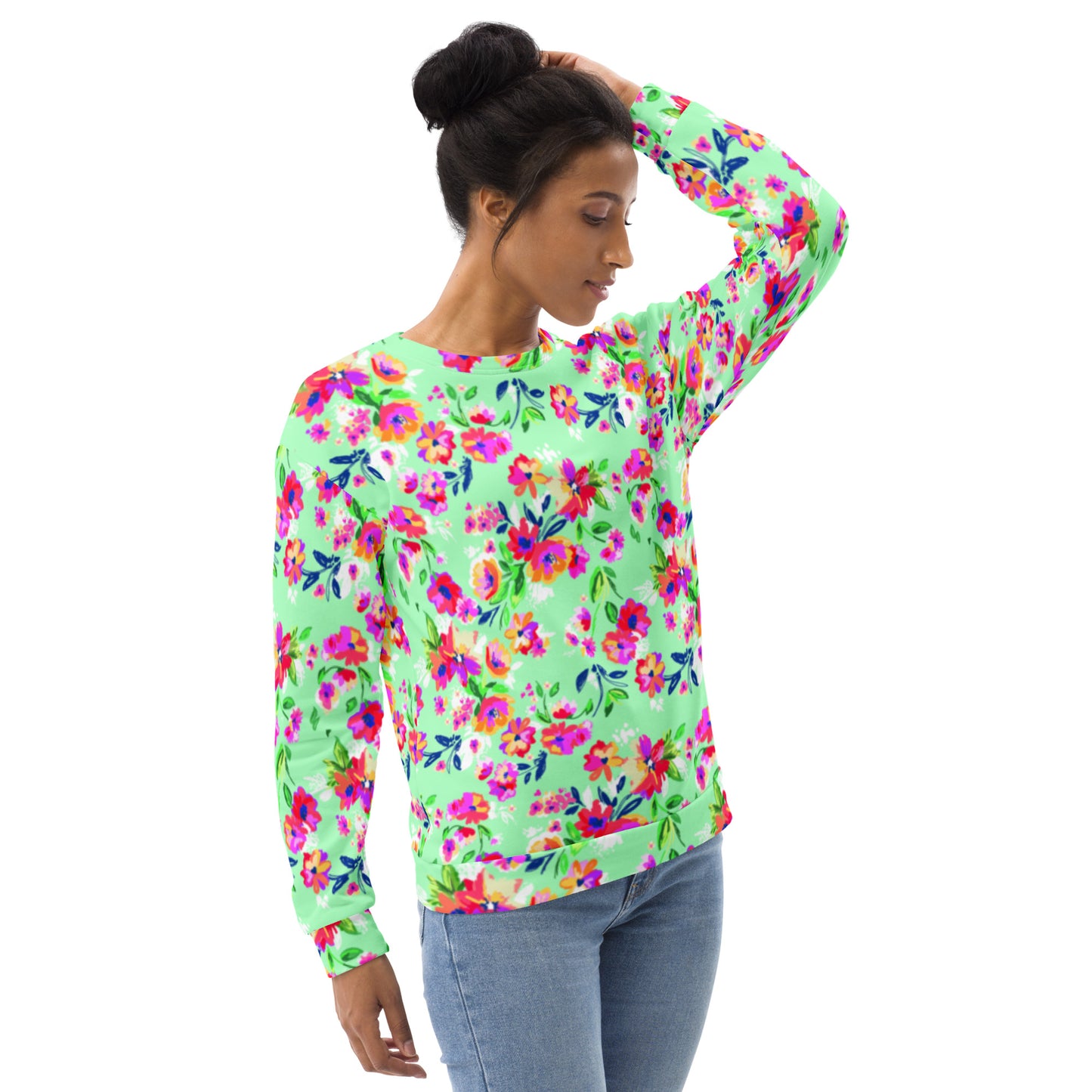 Fiorellini - Felpa Unisex Girocollo