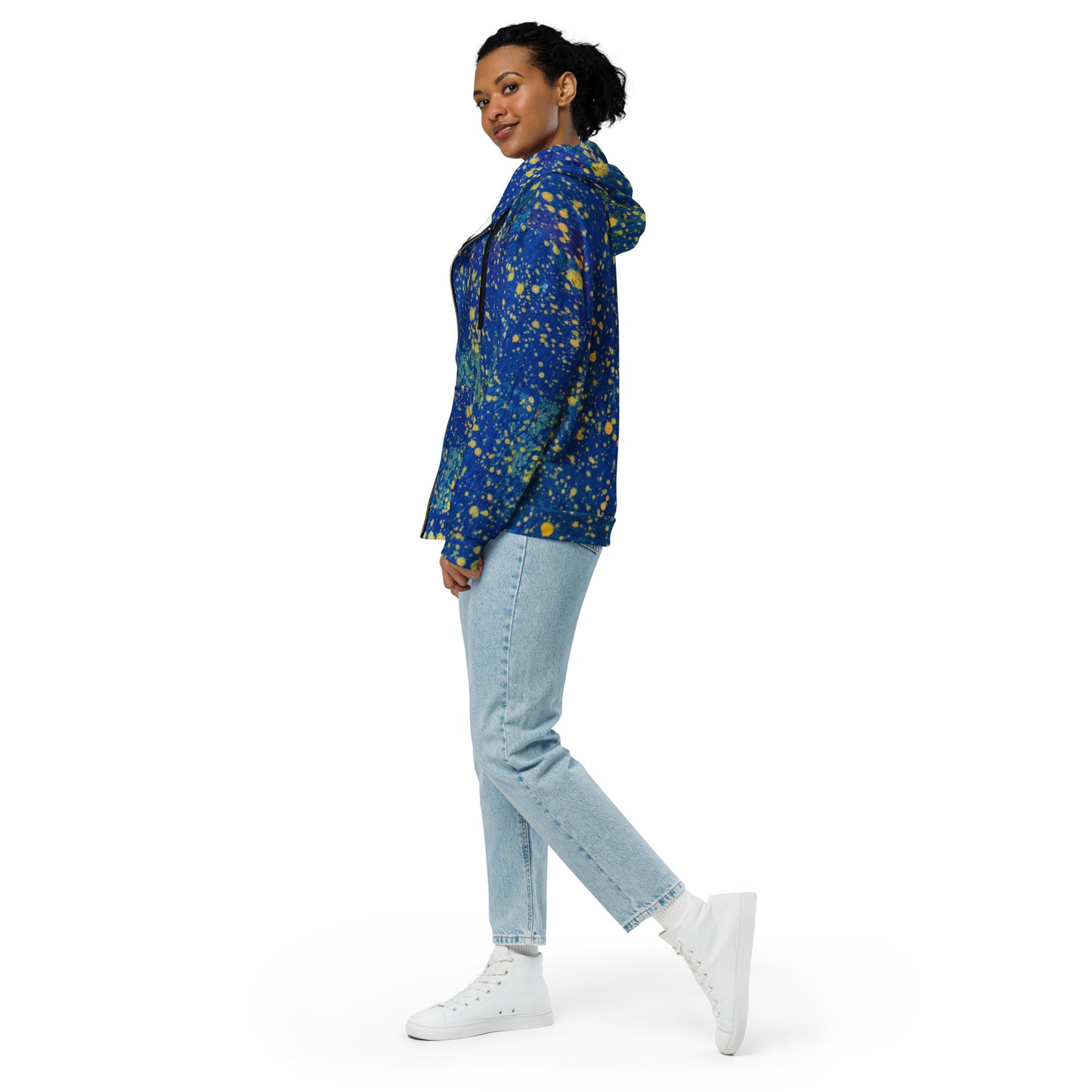 Cosmo - Felpa Unisex con Cappuccio e Zip