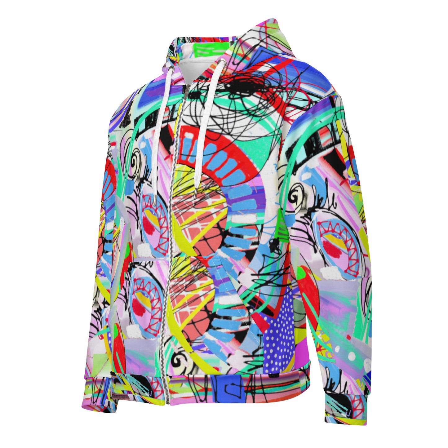 Scarabocchio - Felpa Unisex con Cappuccio e Zip