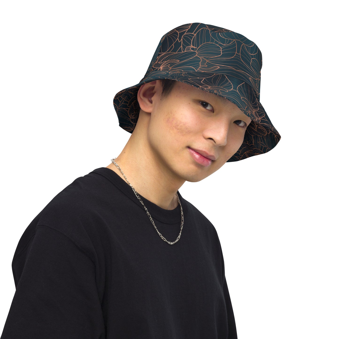Orchidea - Cappello Unisex modello Pescatore