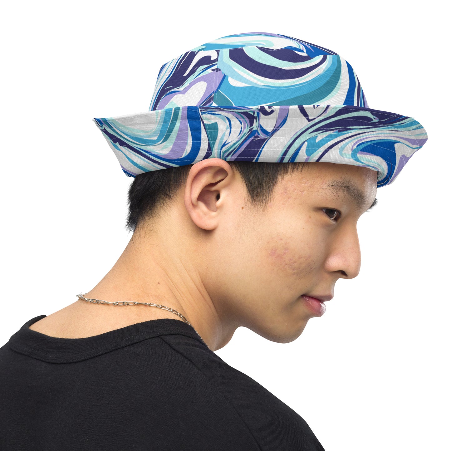 Onde Blu - Cappello Unisex modello Pescatore