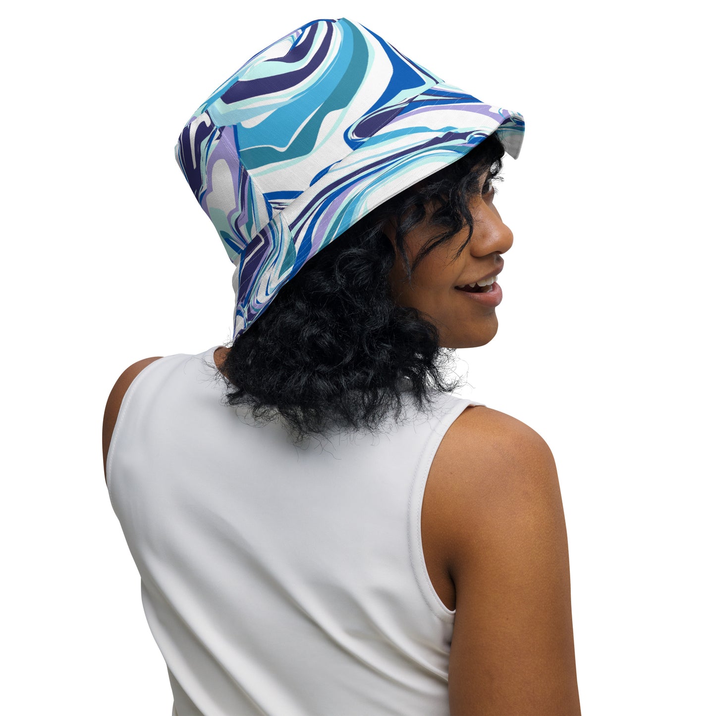 Onde Blu - Cappello Unisex modello Pescatore