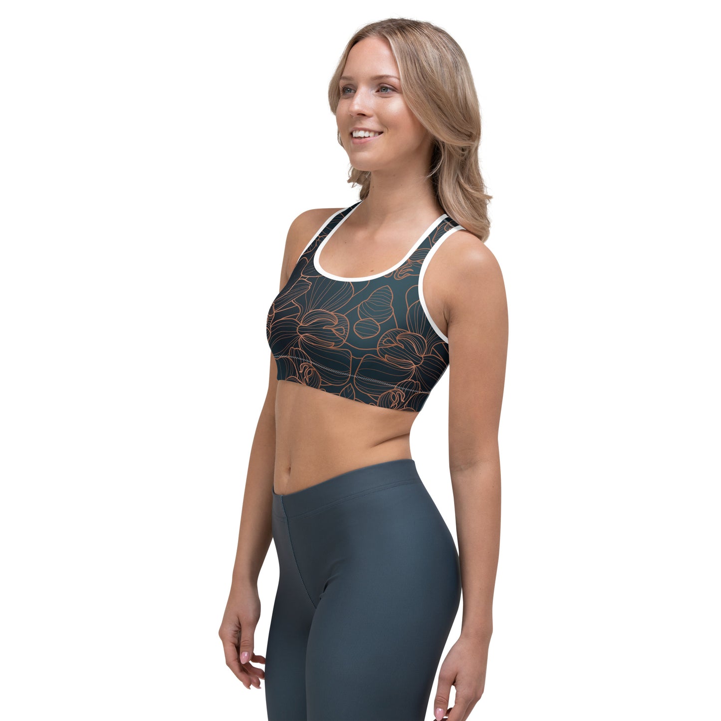 Orchidea - Reggiseno Sportivo