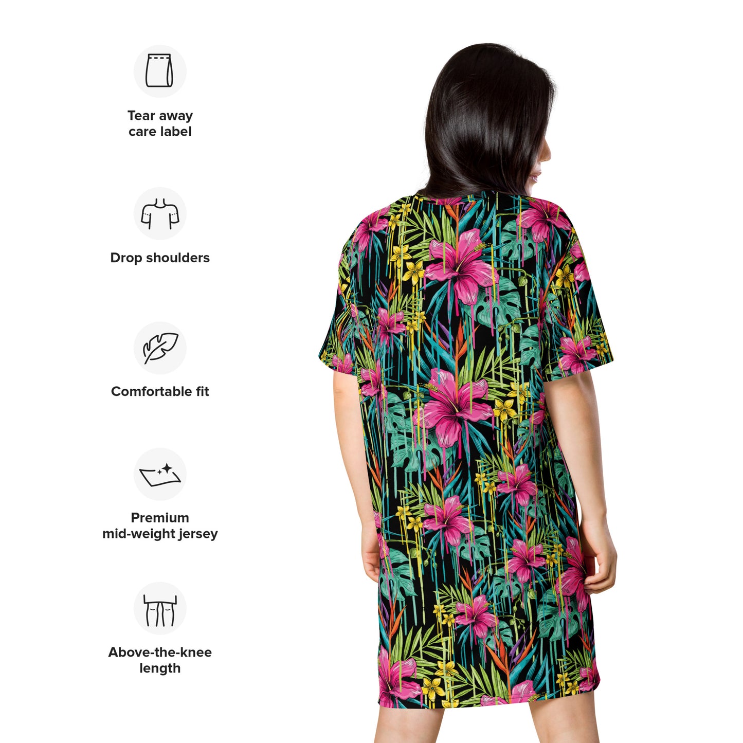 Rose - Vestito T-shirt