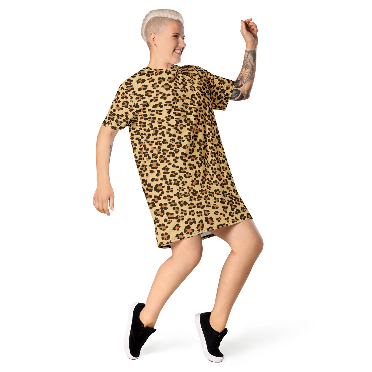 Leopardo - Vestito T-Shirt