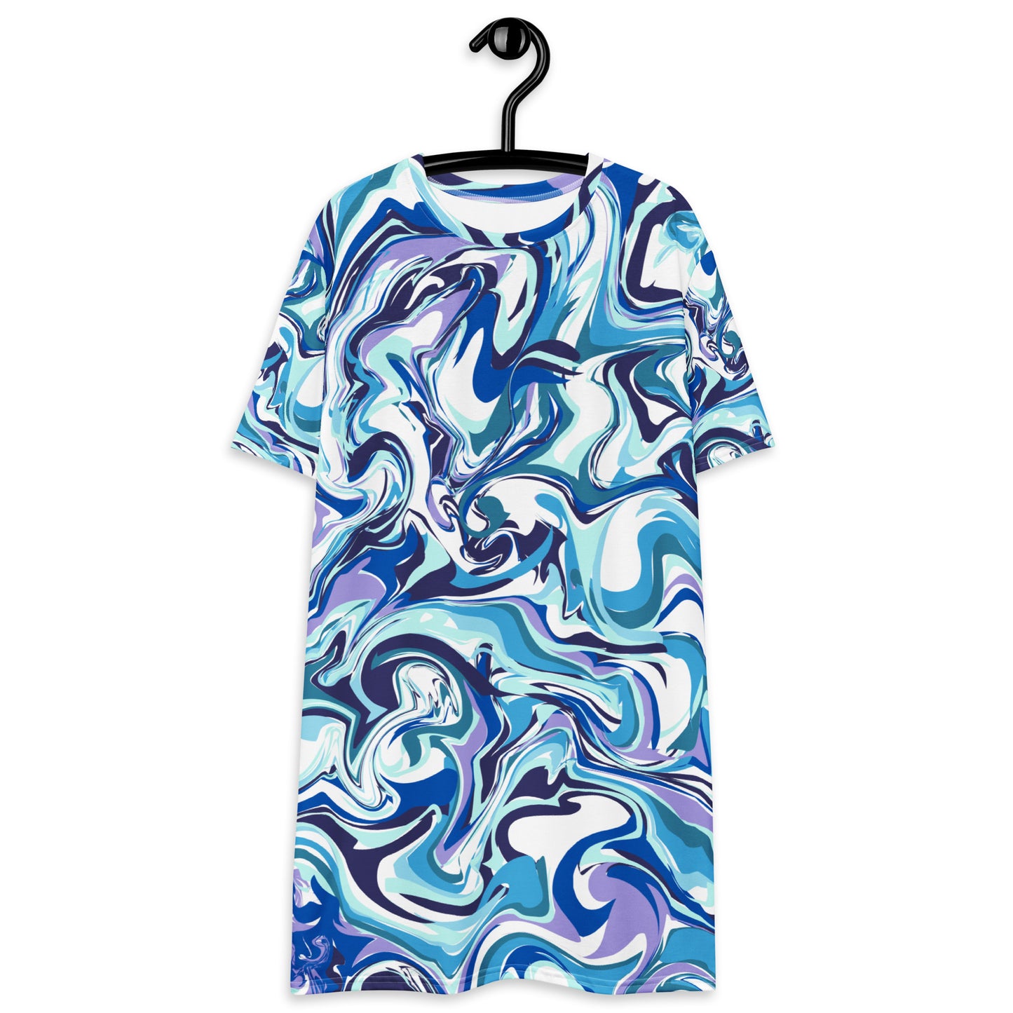 Onde Blu- Vestito T-Shirt