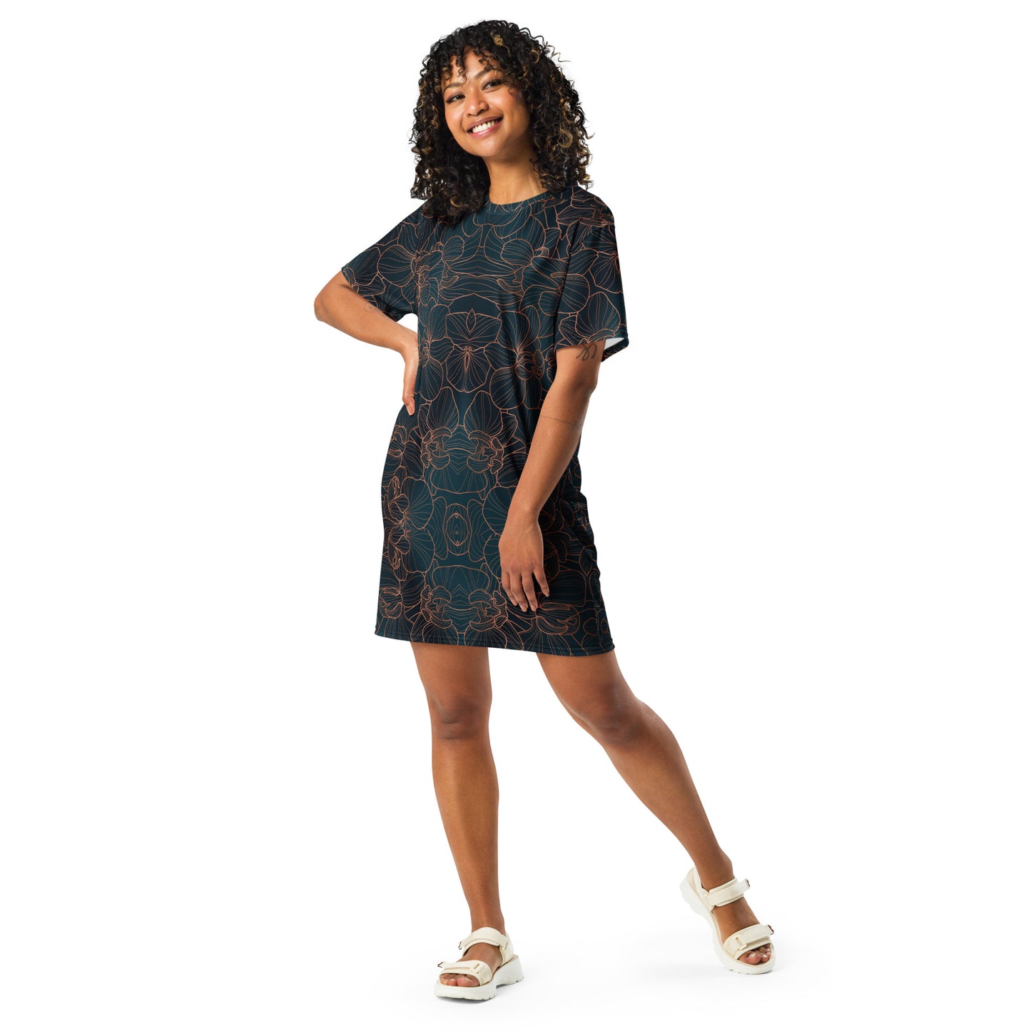 Orchidea - Vestito T-Shirt