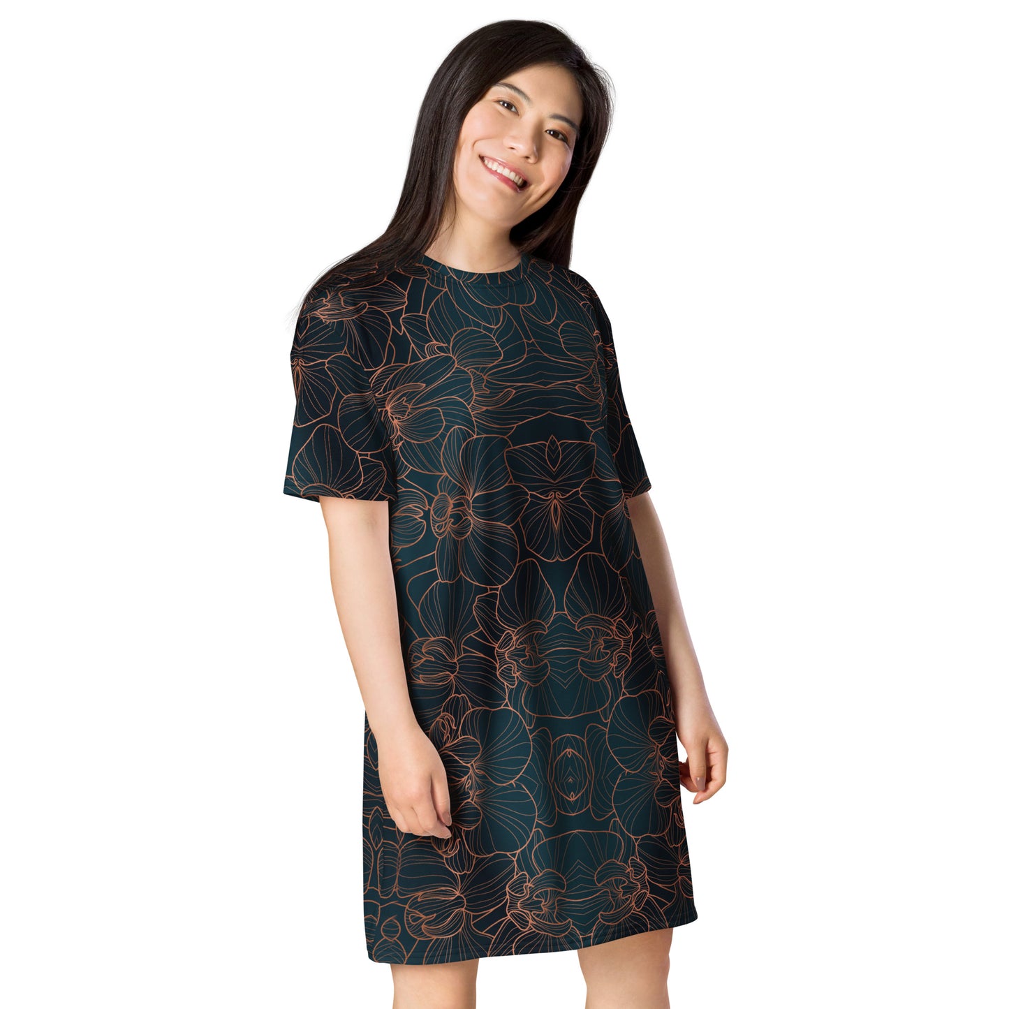 Orchidea - Vestito T-Shirt