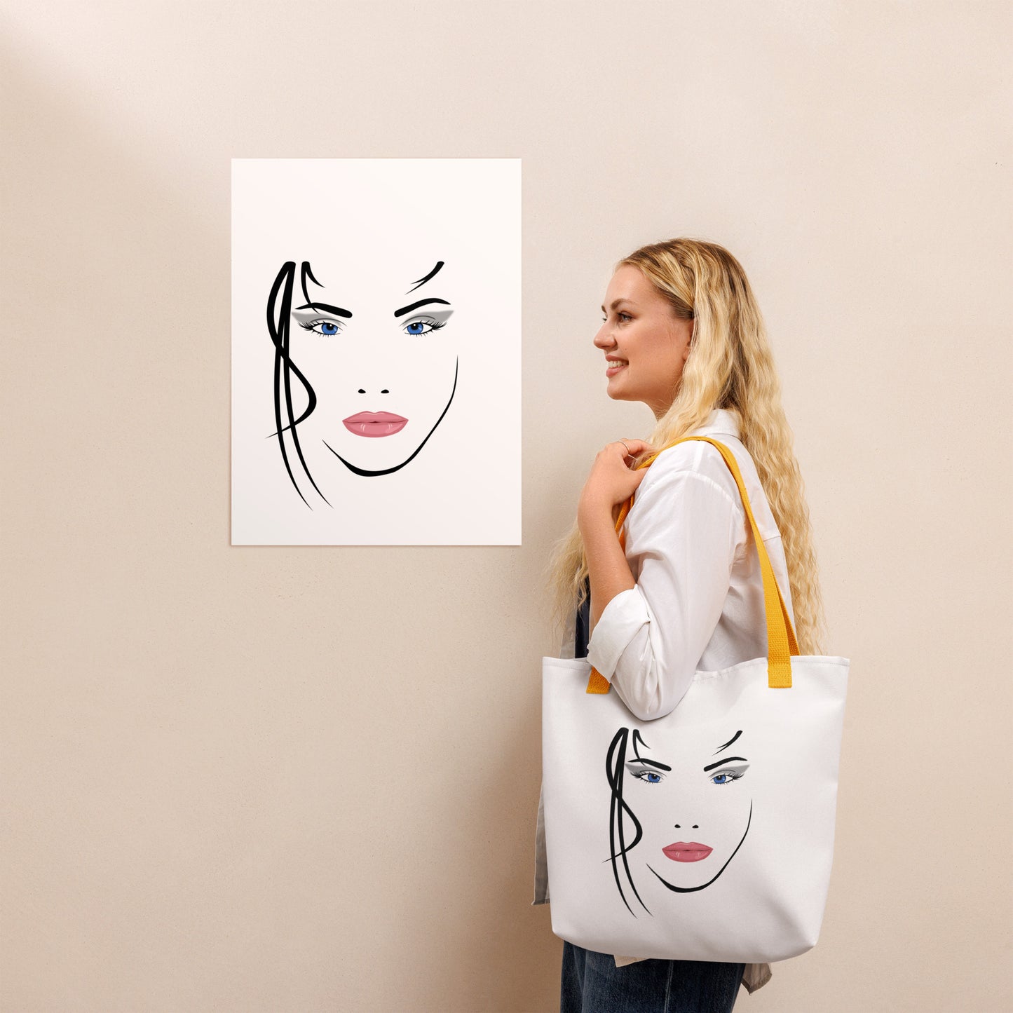 Volto di Donna - Shopping Bag
