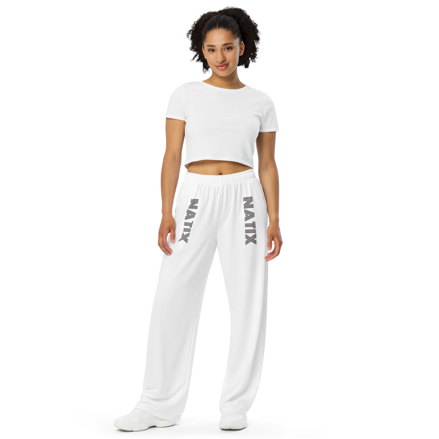 N°--- 3 All-over print unisex wide-leg pants