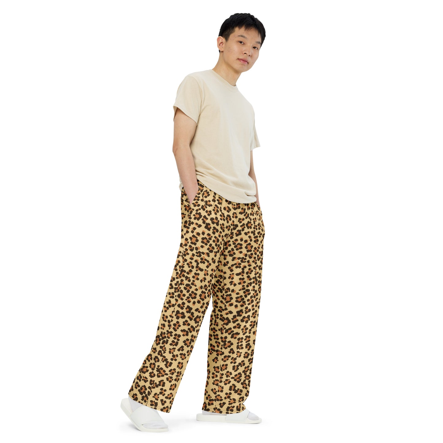 Leopardo - Pantaloni a Gamba Larga