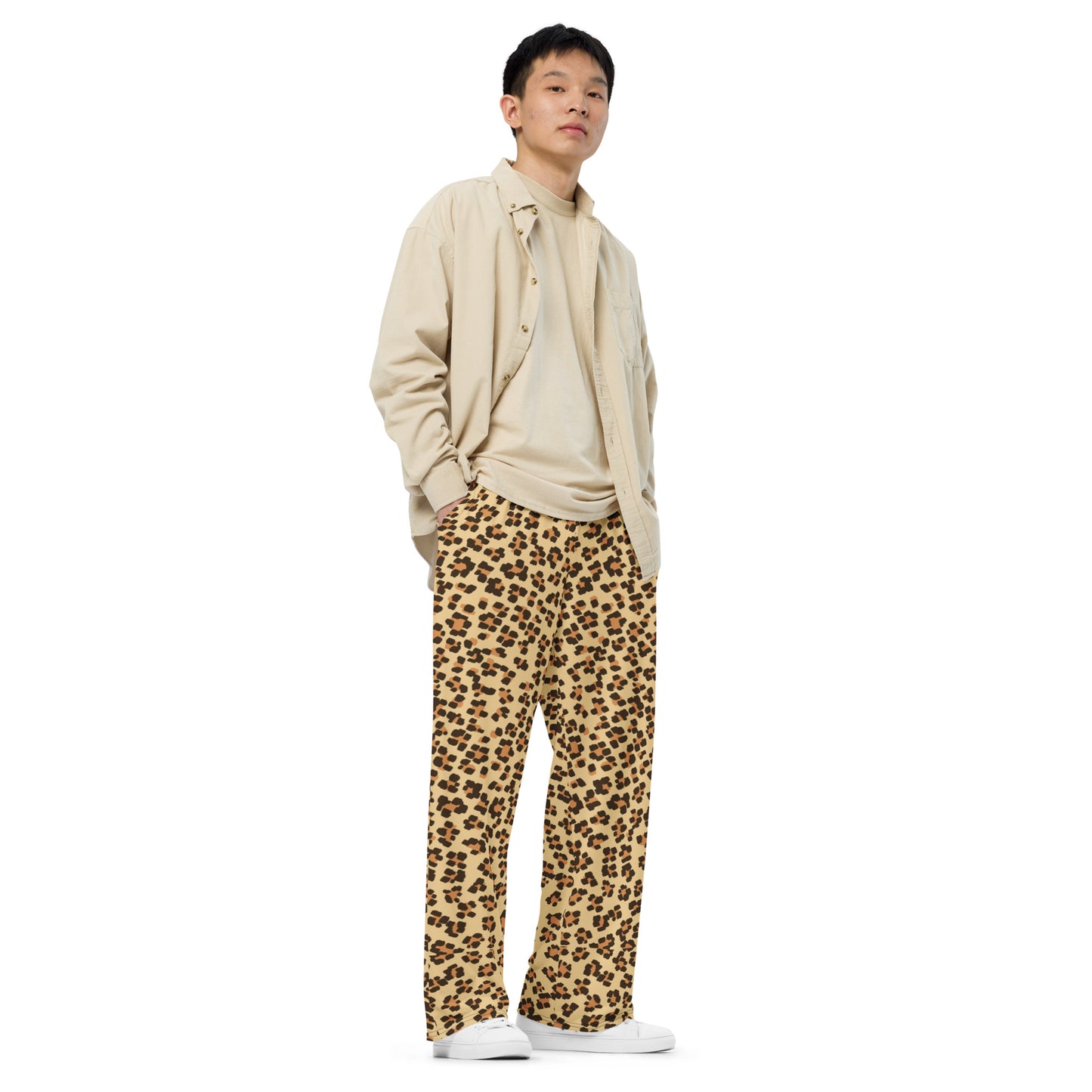 Leopardo - Pantaloni a Gamba Larga