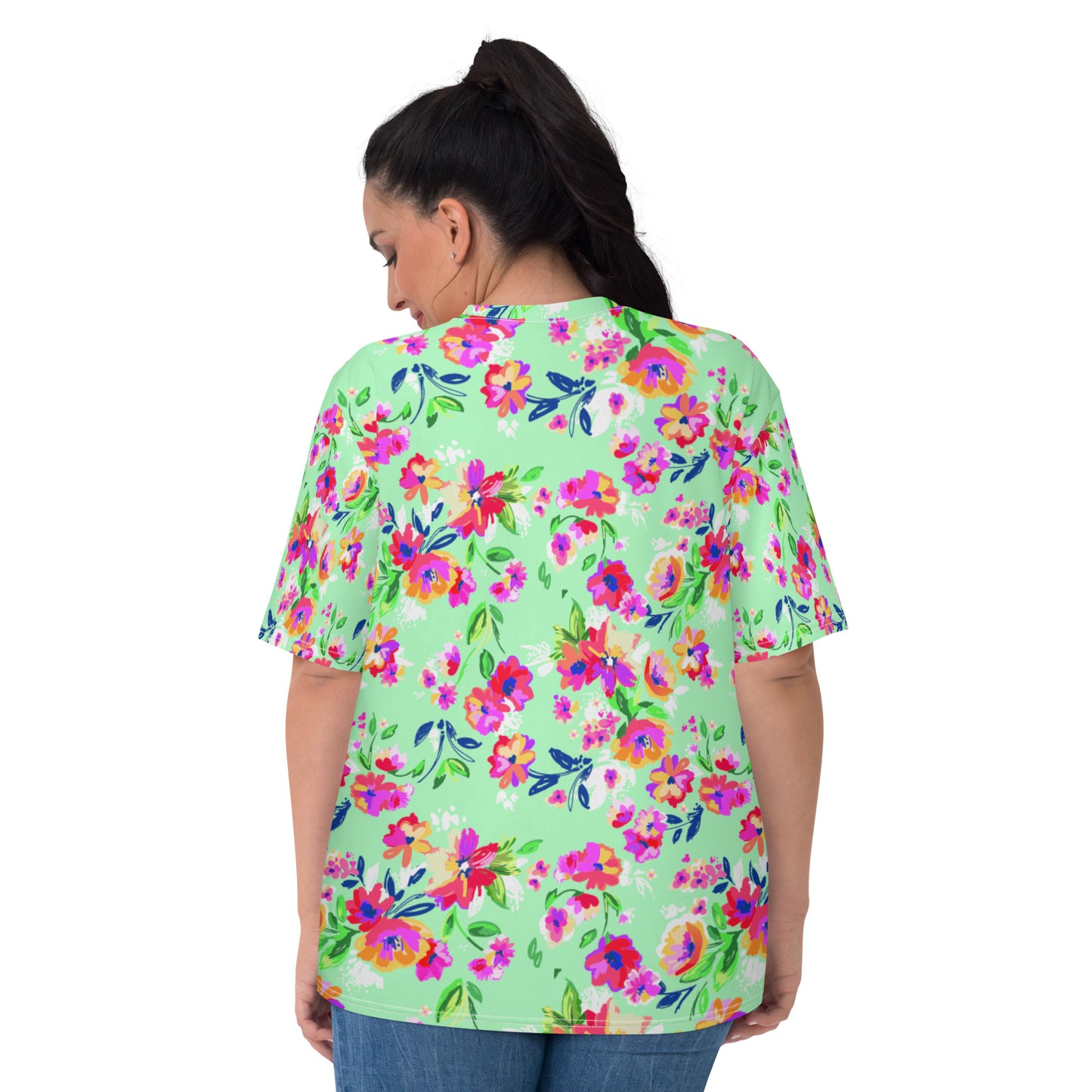 Fiorellini - T-Shirt Girocollo Donna -