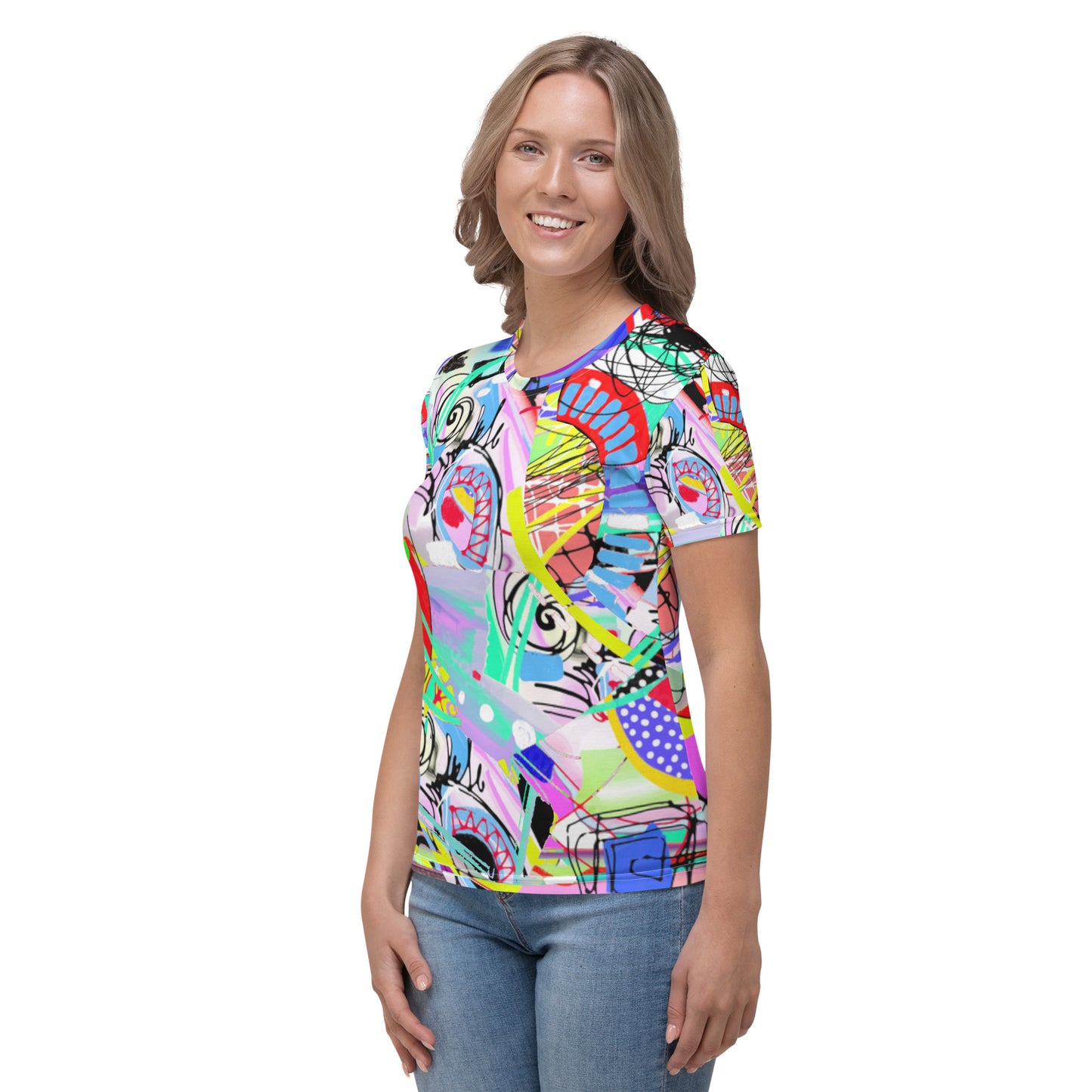 Scarabocchio - T-Shirt Girocollo Donna