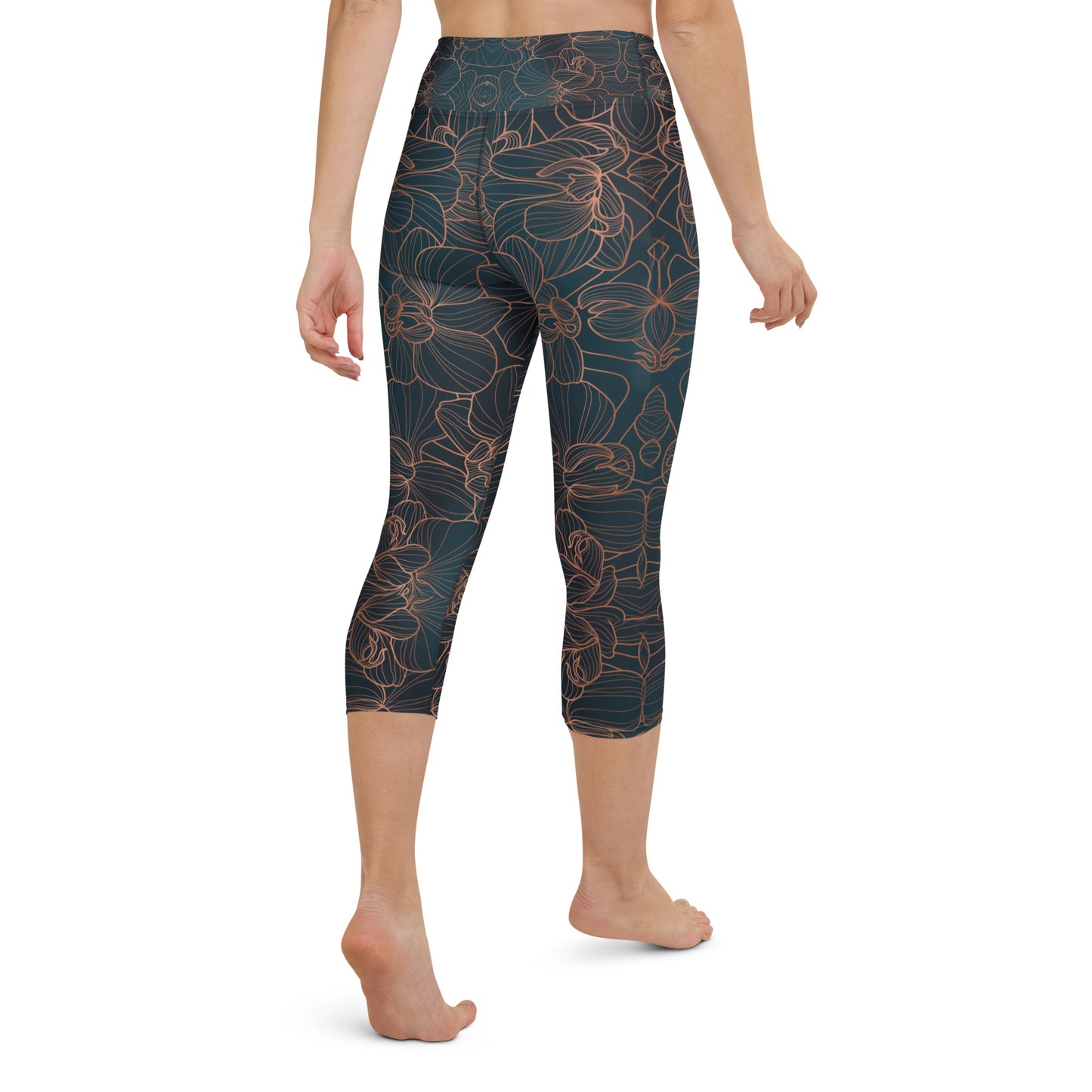 Orchidea - Yoga Capri Leggings