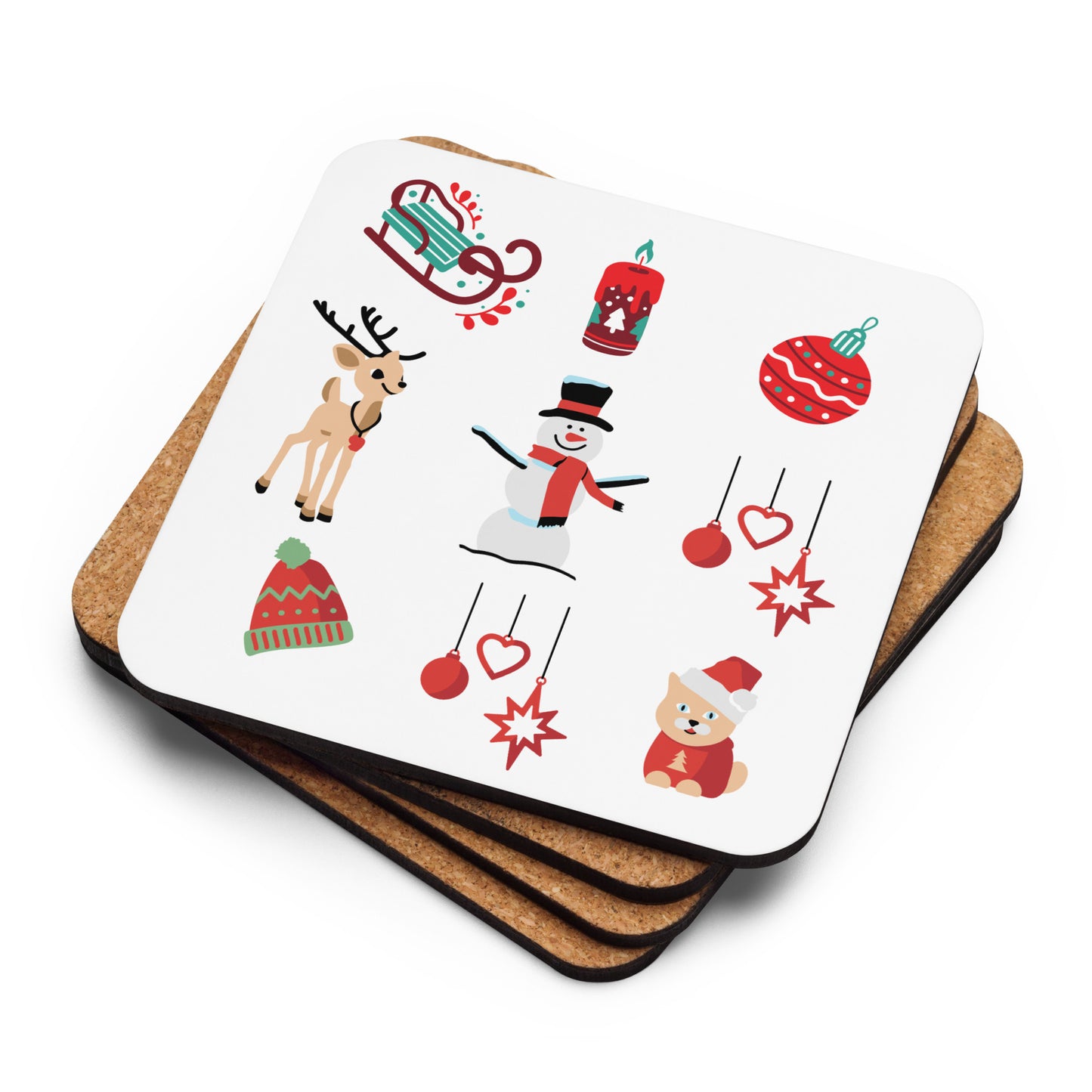 Fantasia Natalizia- Sottotazza/Sottobicchiere
