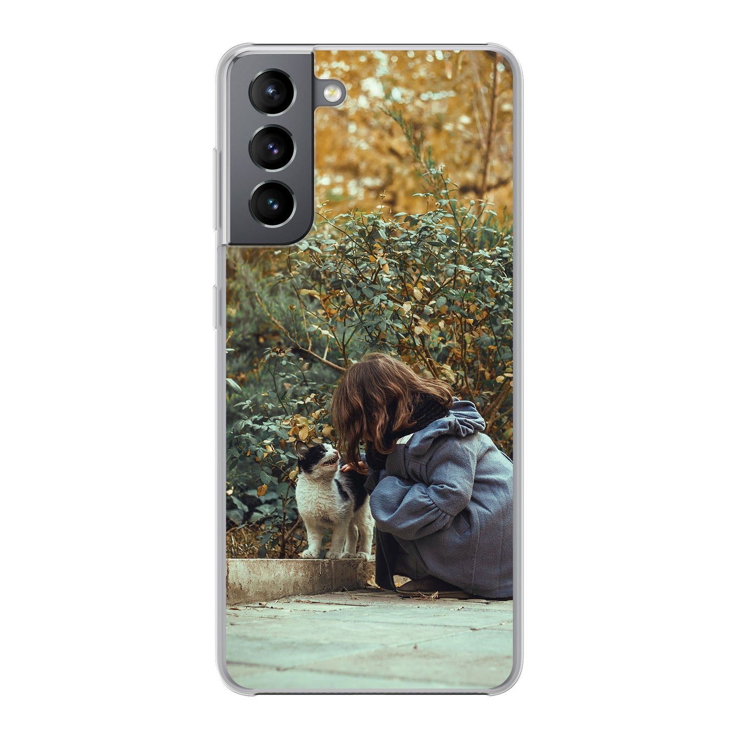 Samsung Galaxy S21 5G Hard case (back printed, transparent)