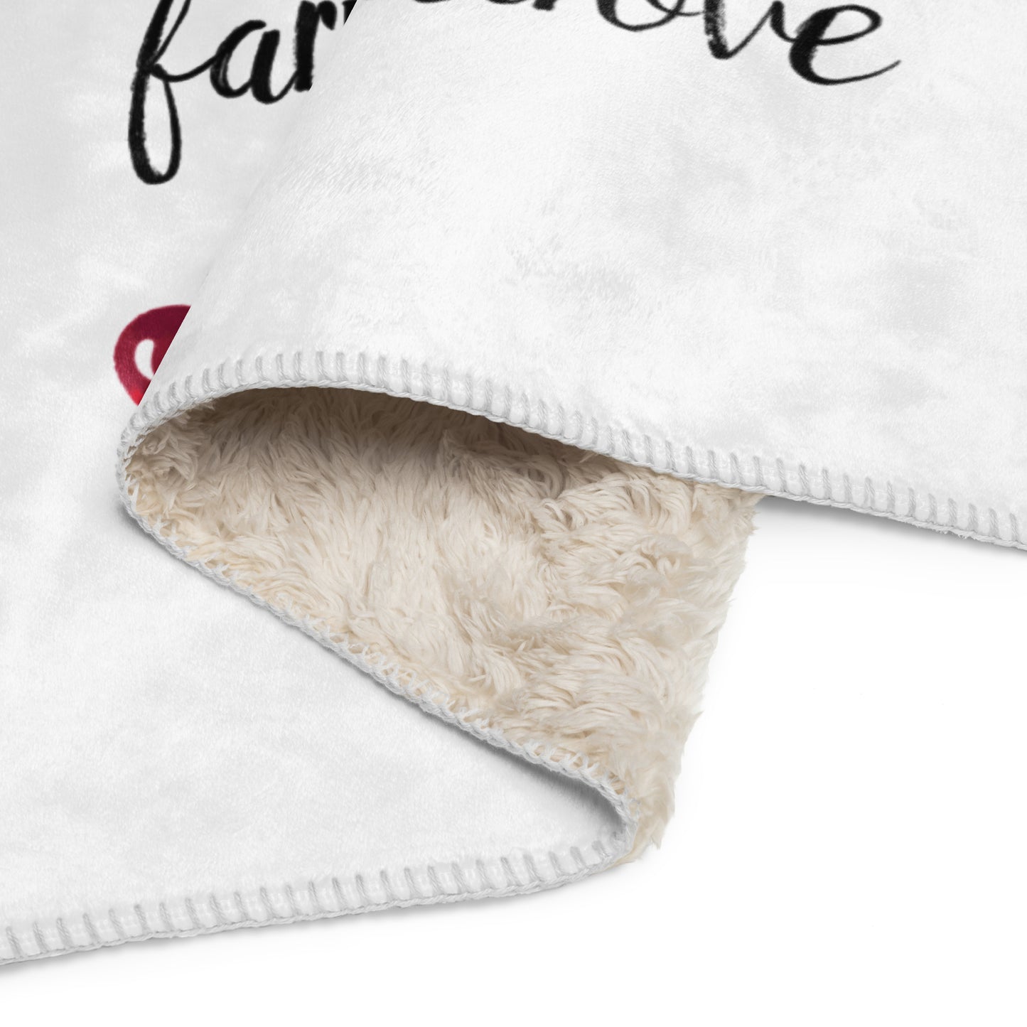 Quando non ci sei ...per Lui -Coperta in Pile con Tessuto Sherpa