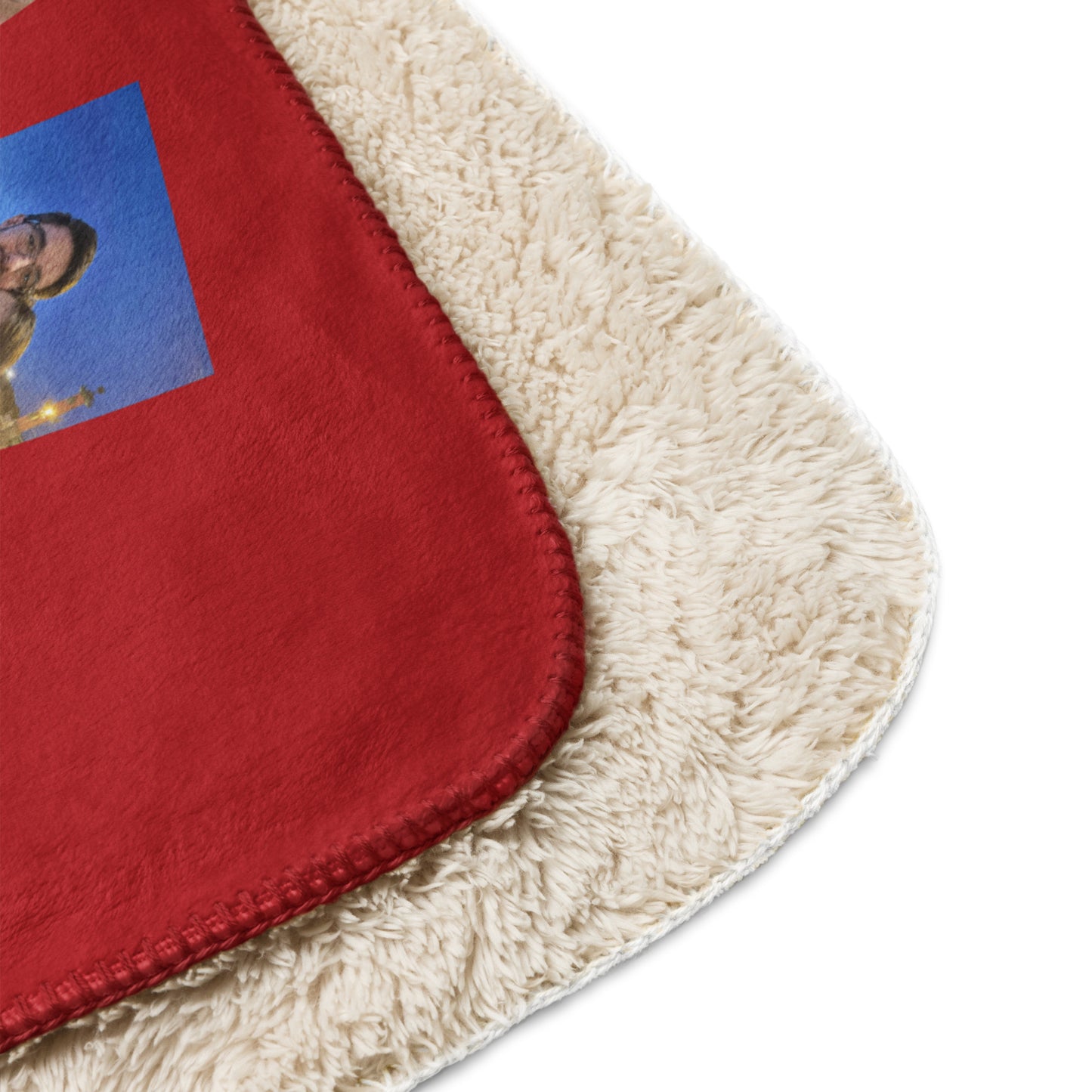 Coperta Sherpa #1237 Orizzontale Rossa