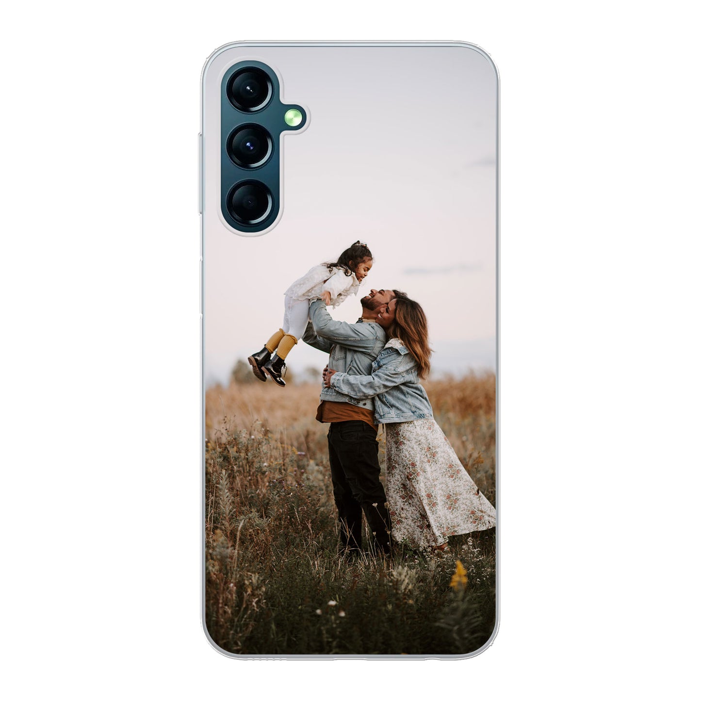 Samsung Galaxy A24 4G Soft case (back printed, transparent)