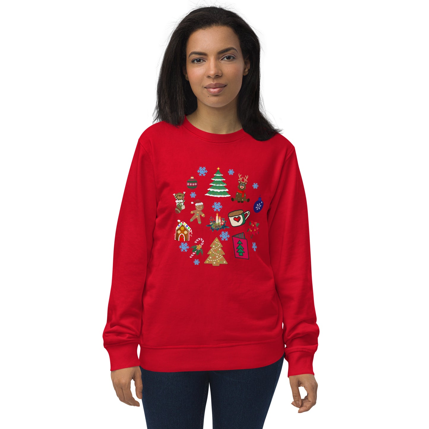 Fantasia di Natale- Felpa Unisex Girocollo - 3 Colori -