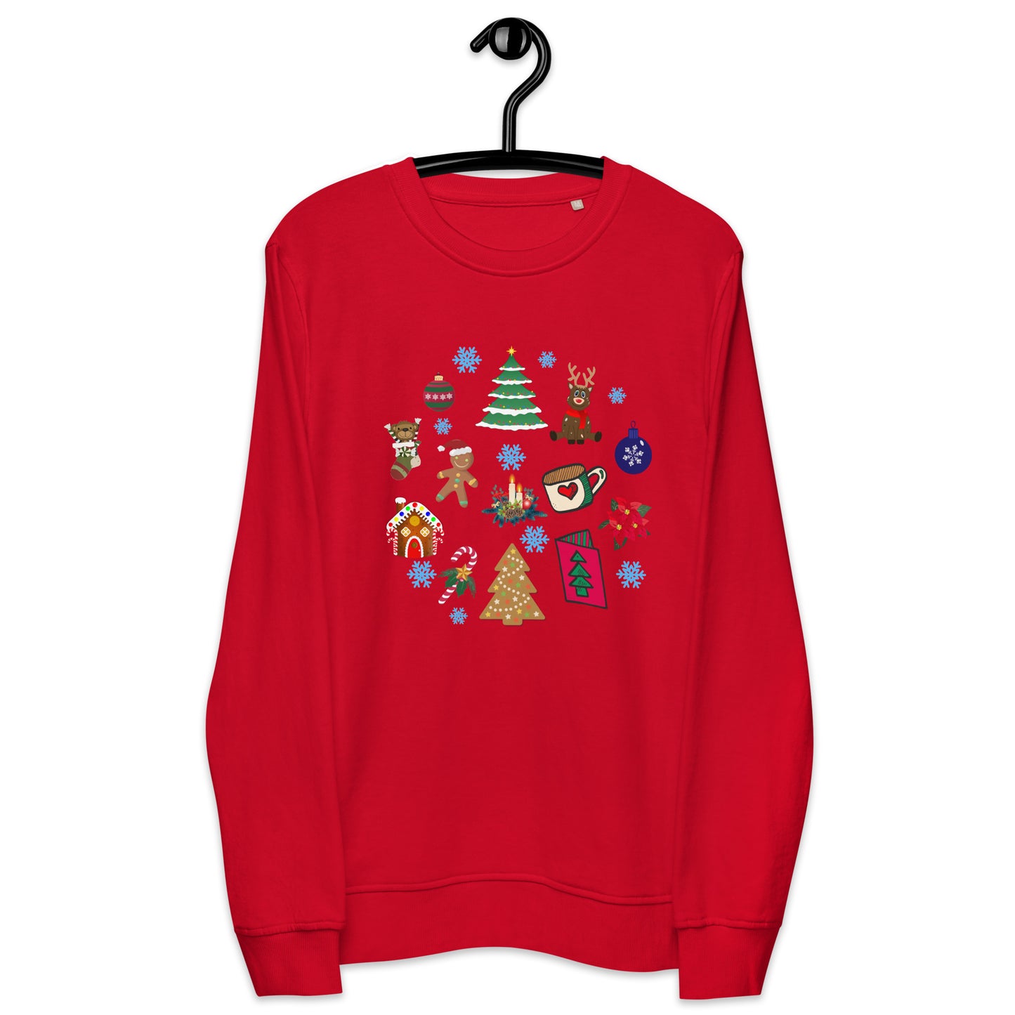 Fantasia di Natale- Felpa Unisex Girocollo - 3 Colori -