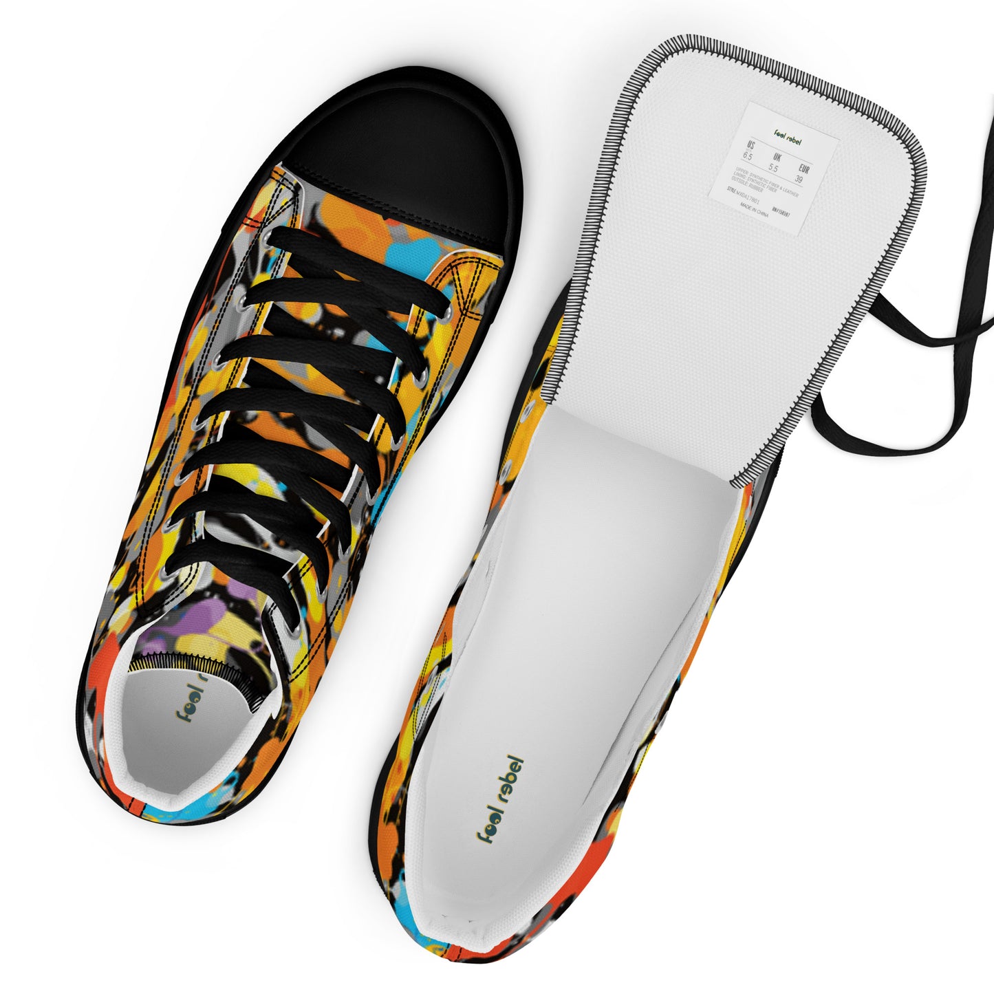 Colori - Sneakers Alte in Tela / Donna