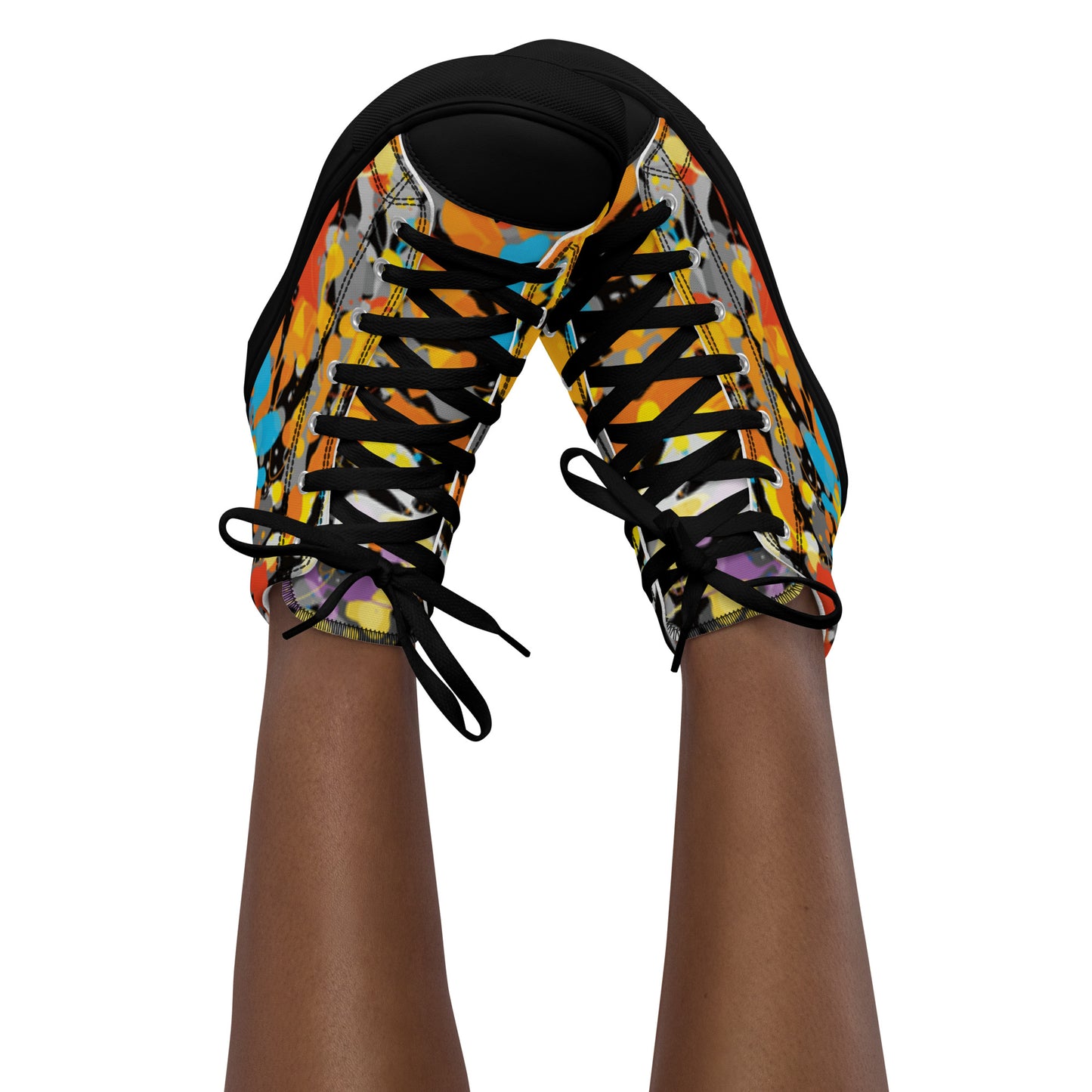 Colori - Sneakers Alte in Tela / Donna